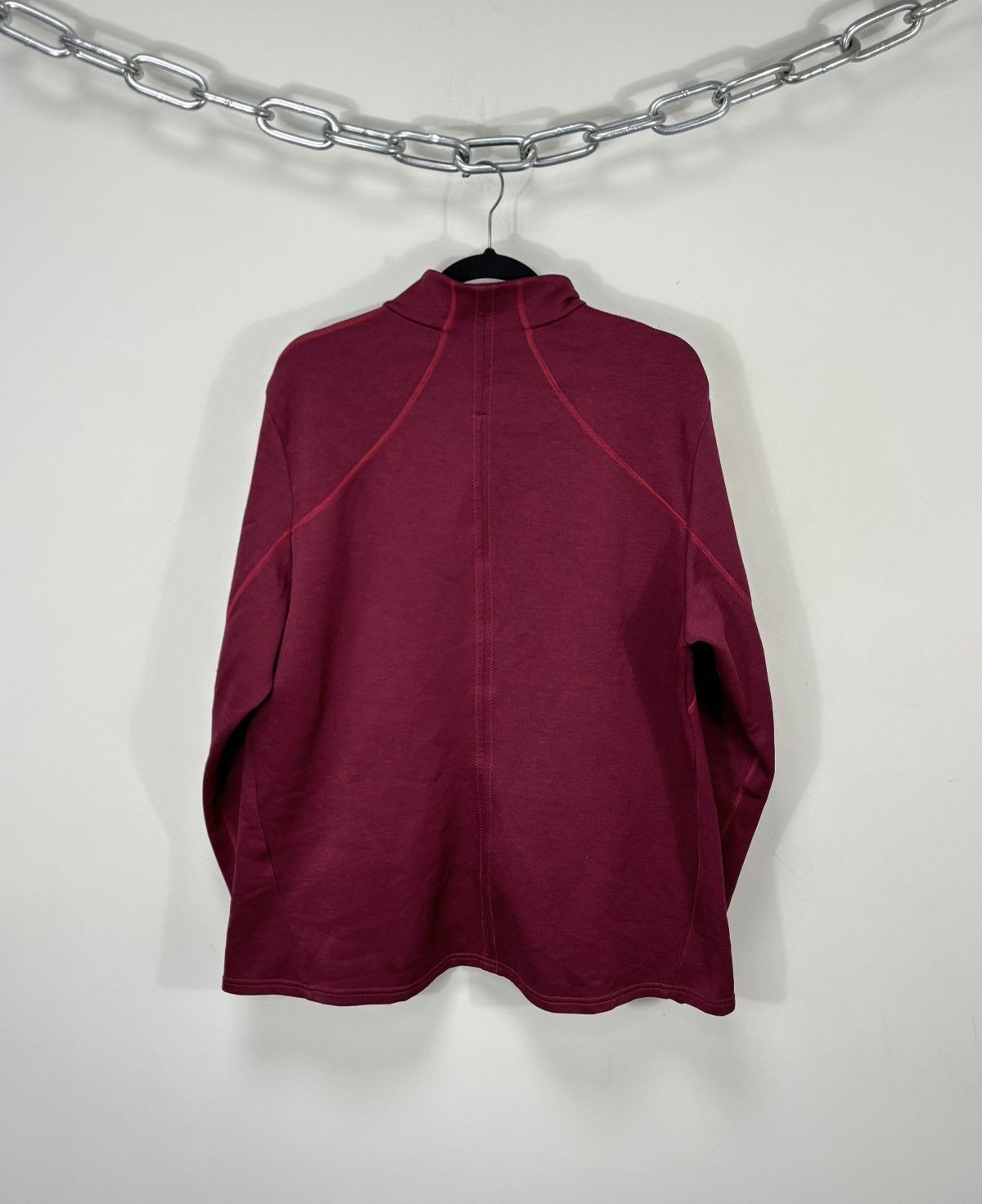 Other Engelbert Strauss Women’s Burgundy Red Work Fleece Jacket Size XL / US 12-14 / IT 48-50 - 3 Thumbnail