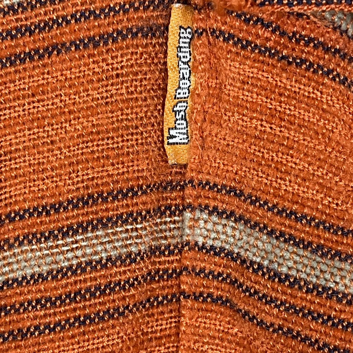 Japanese Brand Mosh Boarding Small Logo Stripe Design Zipper Sweater Size US L / EU 52-54 / 3 - 9 Thumbnail