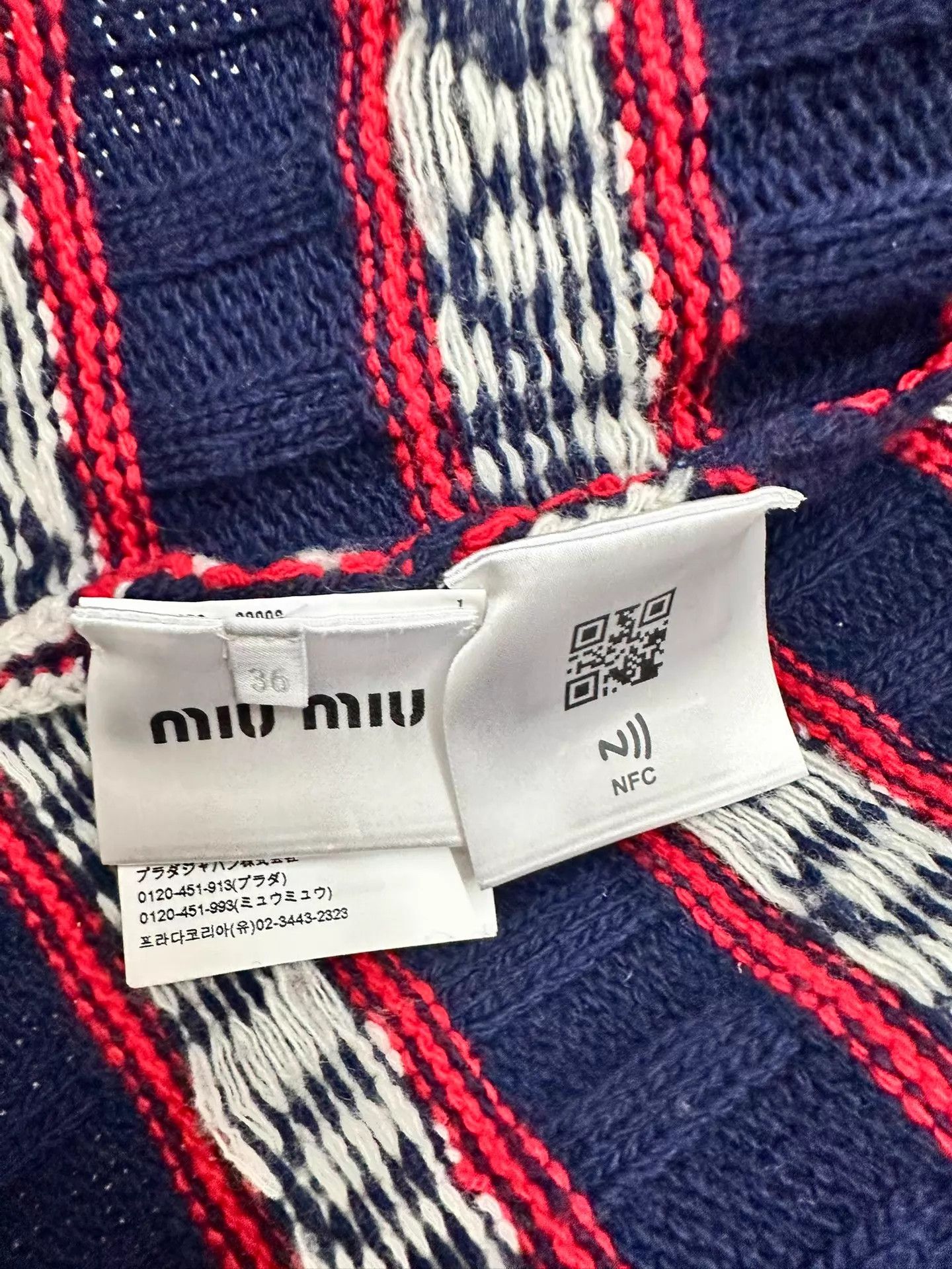 Miu Miu MIU MIU all over logo print jacket size 36 Size XS / US 0-2 / IT 36-38 - 8 Thumbnail