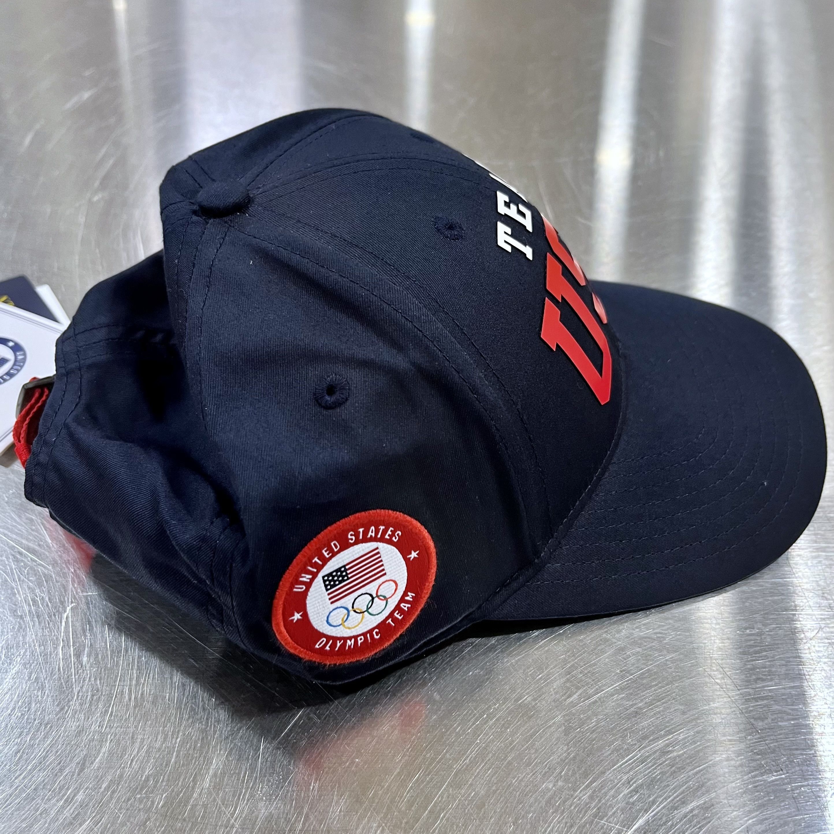 USA Olympics Team USA 2020 Olympics Flag Patch Polo Ralph Lauren Cap Hat Size ONE SIZE - 3 Thumbnail