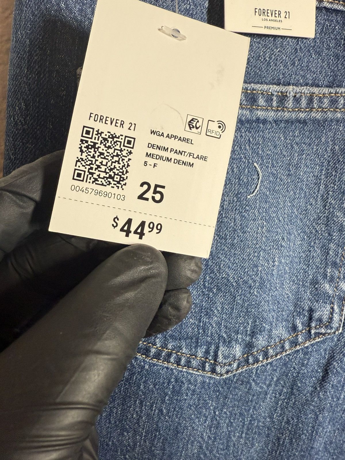 Forever 21 Forever 21 Flare Denim Pants Size 25" / US 0 / IT 36 - 5 Thumbnail
