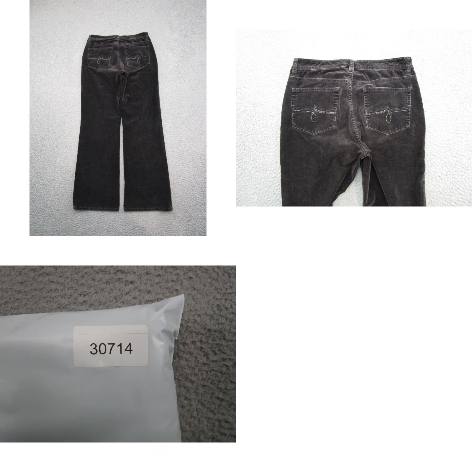 AG Jeans Jag Jeans Women's Casual Black Corduroy Pants Stretch 8P 29x29 Size 30" / US 8 / IT 44 - 9 Thumbnail