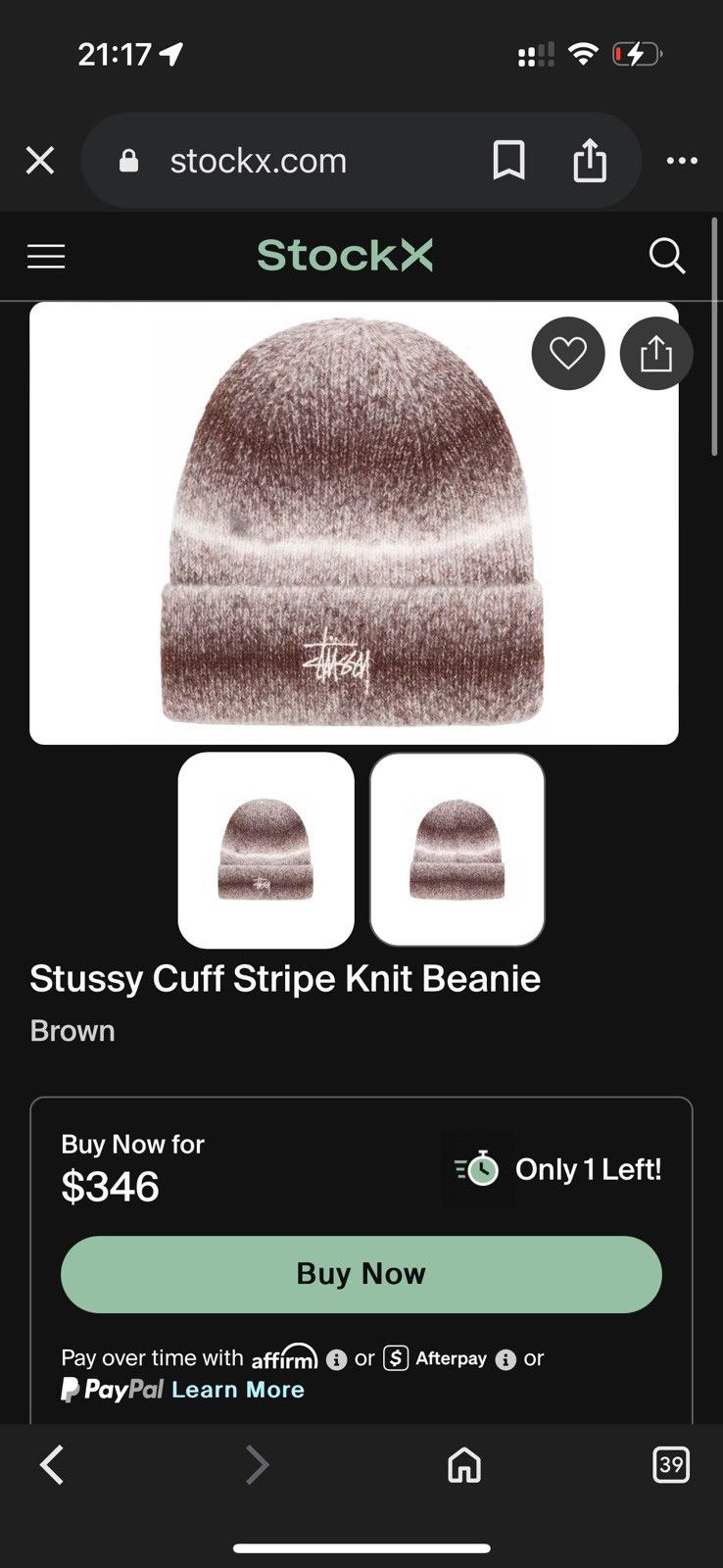 Stussy stussy cuff stripe knit beanie Size ONE SIZE - 7 Thumbnail