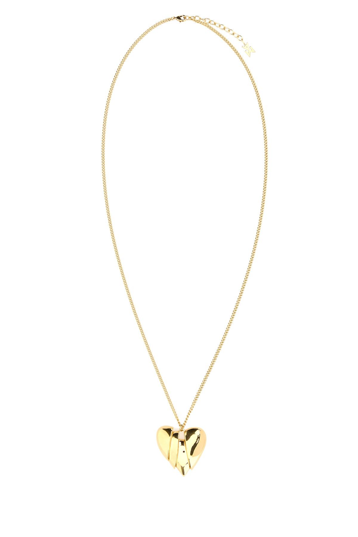 Amina Muaddi Heartbreaker Necklace Gold Base Size ONE SIZE - 1 Thumbnail