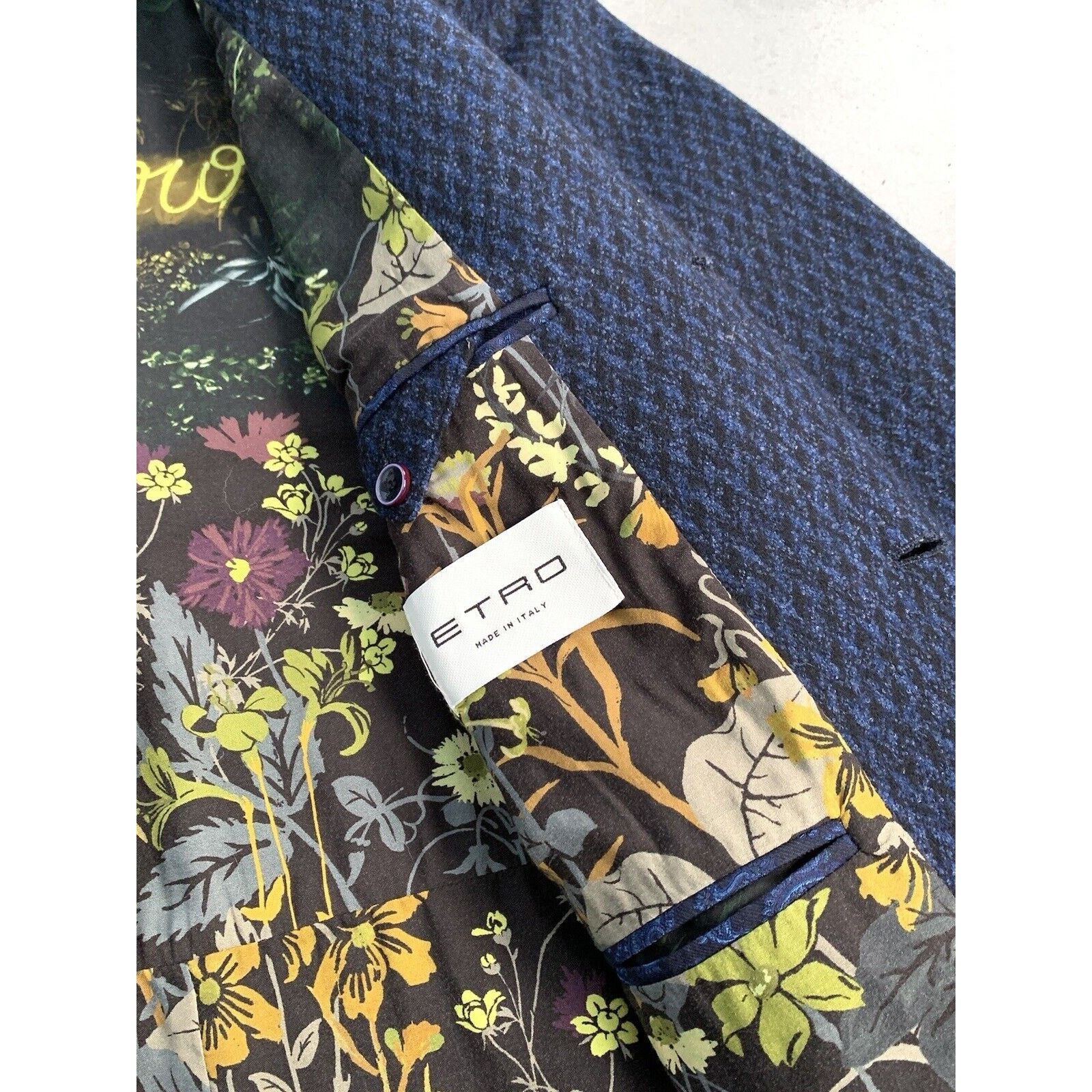 Etro Men's ETRO Long Wool Trench Coat Mac Jacket EU 52 UK 42 L Size US L / EU 52-54 / 3 - 7 Thumbnail