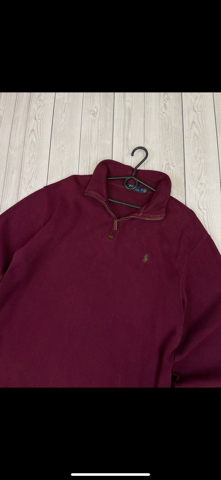 Polo Ralph Lauren Vintage polo ralph Lauren zip 1/4 size XL red logo Size US XL / EU 56 / 4 - 2 Thumbnail
