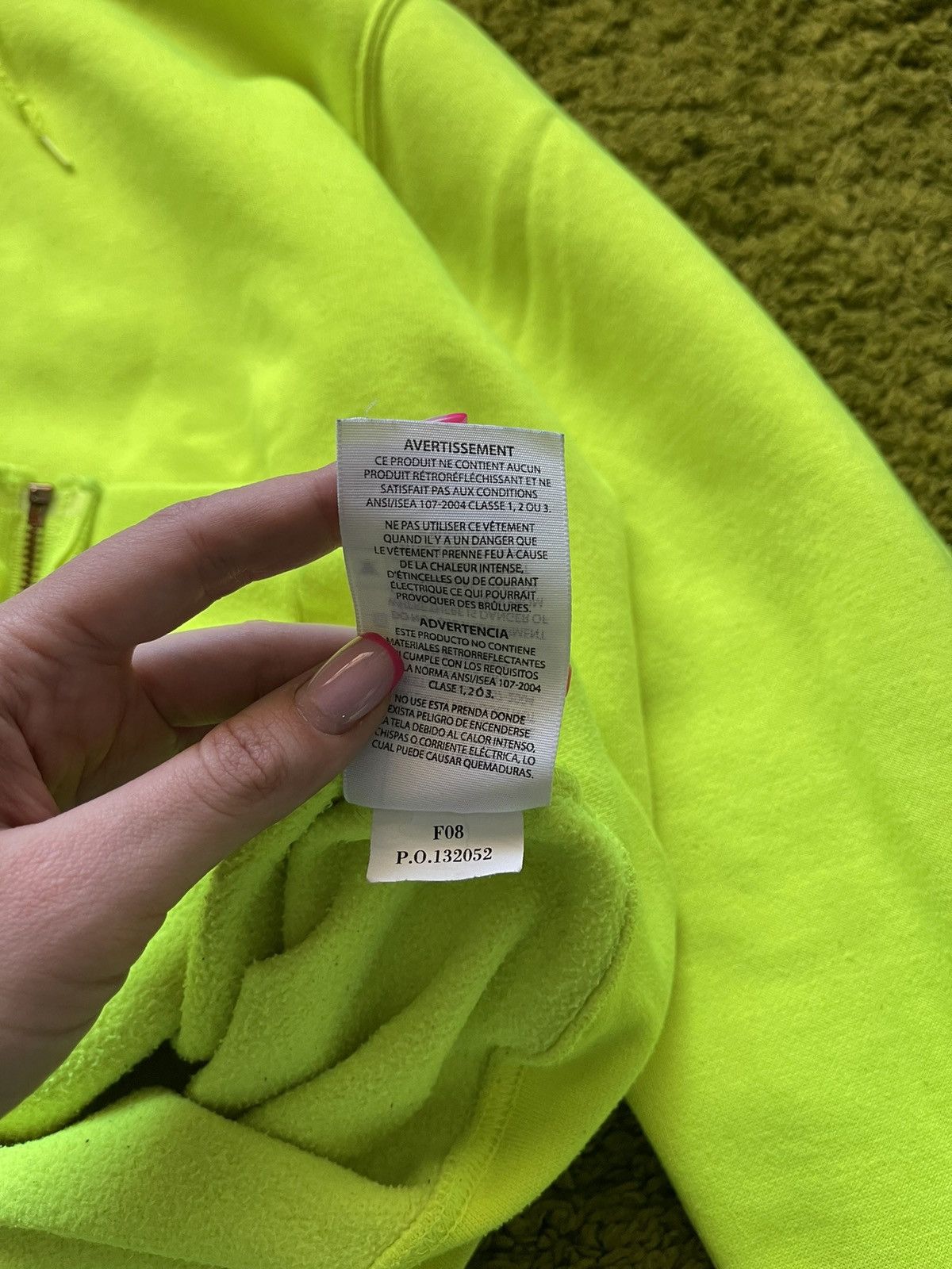 Carhartt × Carhartt Wip Carhartt workcore style neon green hoodie Size US M / EU 48-50 / 2 - 11 Thumbnail