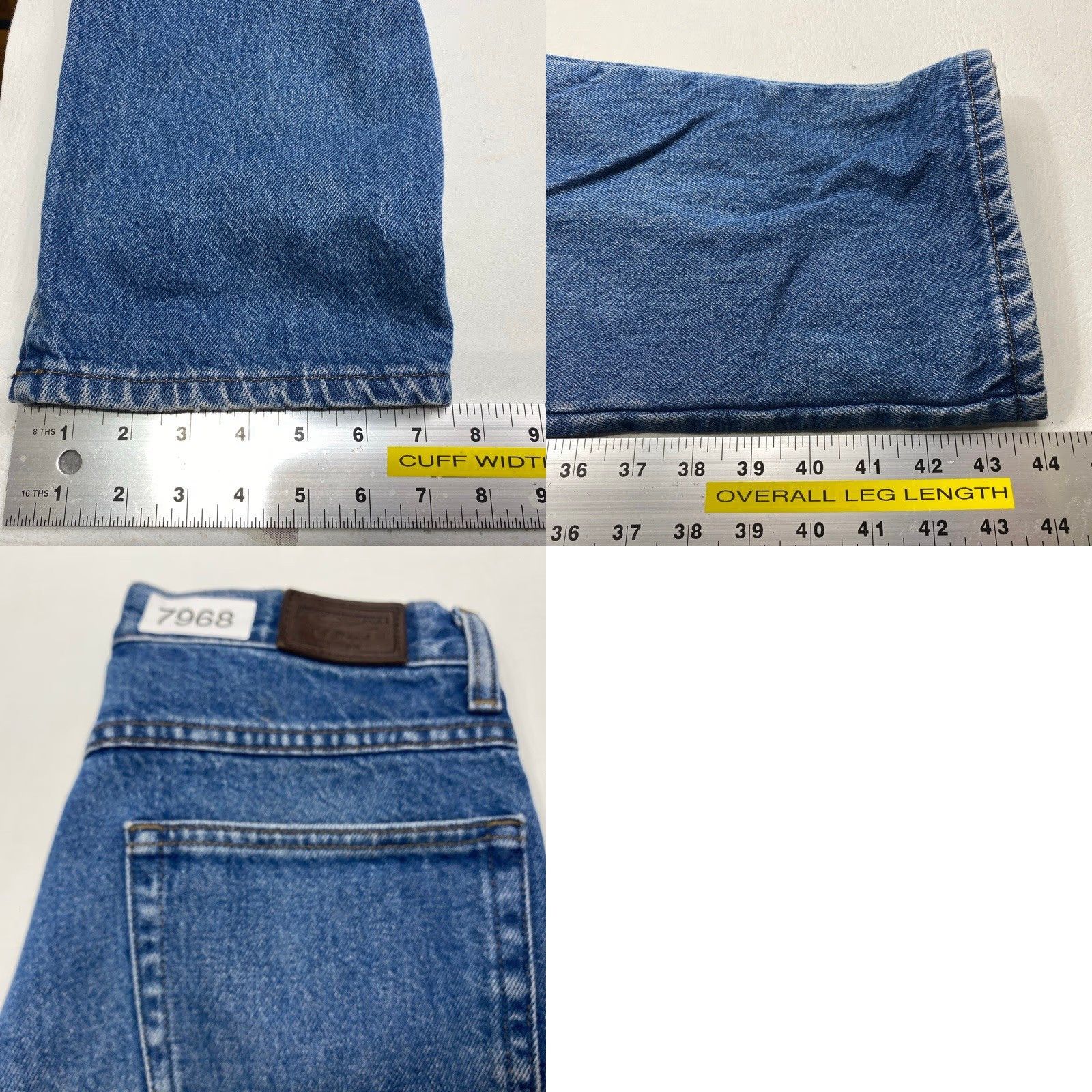 Vintage VINTAGE L.L. BEAN Double L Jeans Mens 30x34 Blue Denim Flannel Lined Natural Fit 90s Workwear USA Outdoor Denim Blue Mens Jeans Size US 30 / EU 46 - 10 Thumbnail