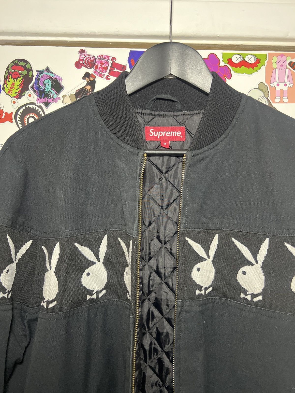 Playboy × Supreme Supreme X Playboy SS19 Crew Full Zip Bomber Jacket Size US M / EU 48-50 / 2 - 2 Thumbnail