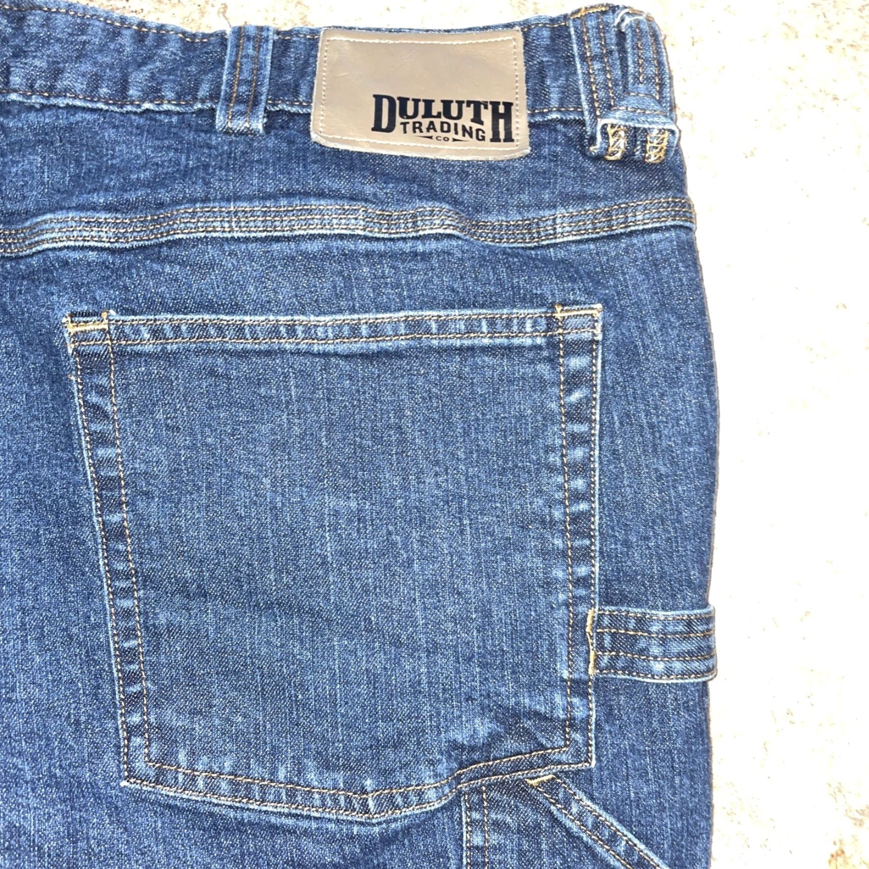 CO Duluth Jeans Mens 44 x 30 Regular Blue Straight 90s? Pre-owned Men Size 44 Inseam 30 Size US 44 / EU 60 - 5 Thumbnail
