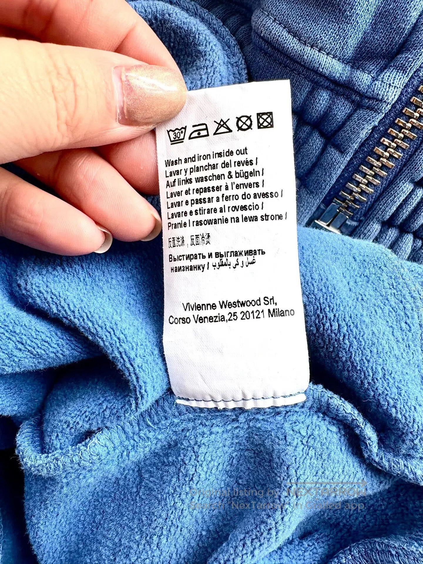 Vivienne Westwood Vivienne Westwood Blue Saturn Sweatshirt. Size XS / US 0-2 / IT 36-38 - 8 Thumbnail