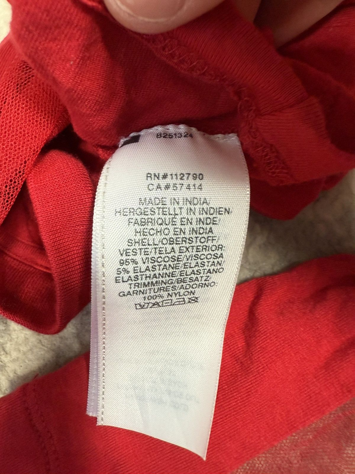 True Religion Y2K True Religion Red Mesh Long Sleeve T-Shirt Size XS / US 0-2 / IT 36-38 - 9 Thumbnail