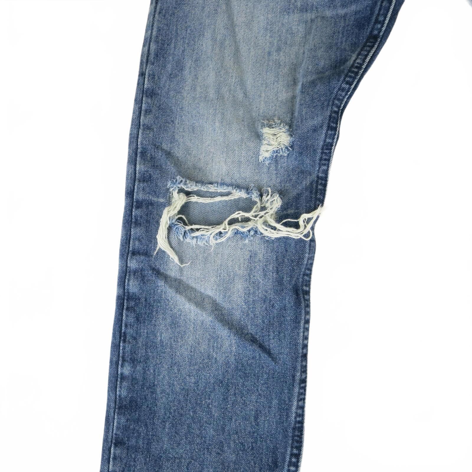 Pacsun Men's 30x30 Pacsun Distressed Blue Denim Jeans Size US 30 / EU 46 - 2 Thumbnail