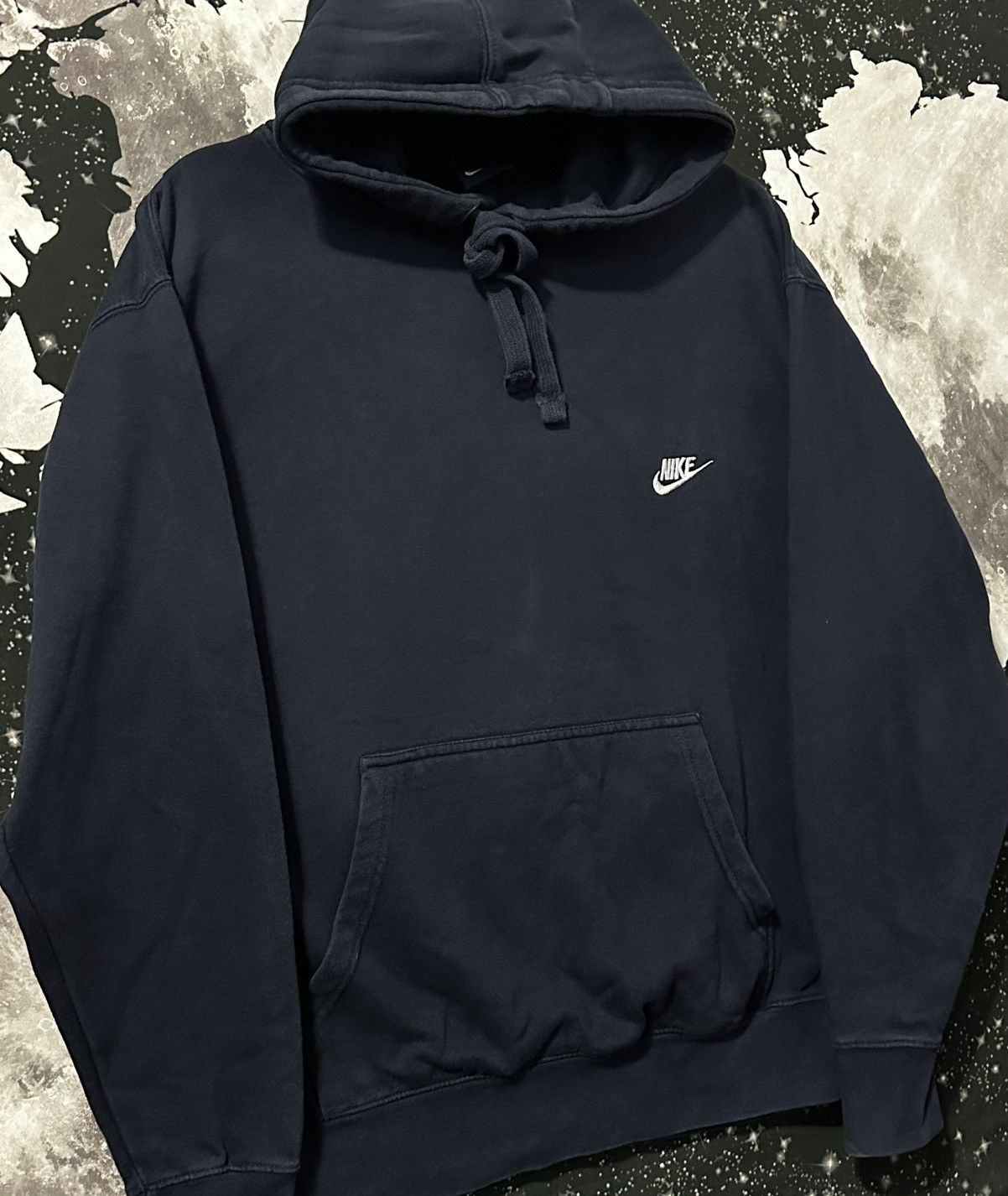Nike Nike Mens Navy Pullover Hoodie Size US L / EU 52-54 / 3 - 3 Thumbnail