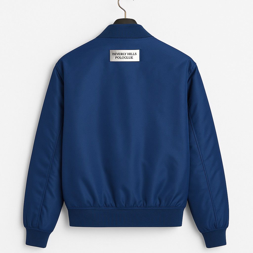 Beverly Hills Polo Club Vintage Beverly Hills Polo Club Satin Bomber Jacket – Navy Size US L / EU 52-54 / 3 - 3 Thumbnail