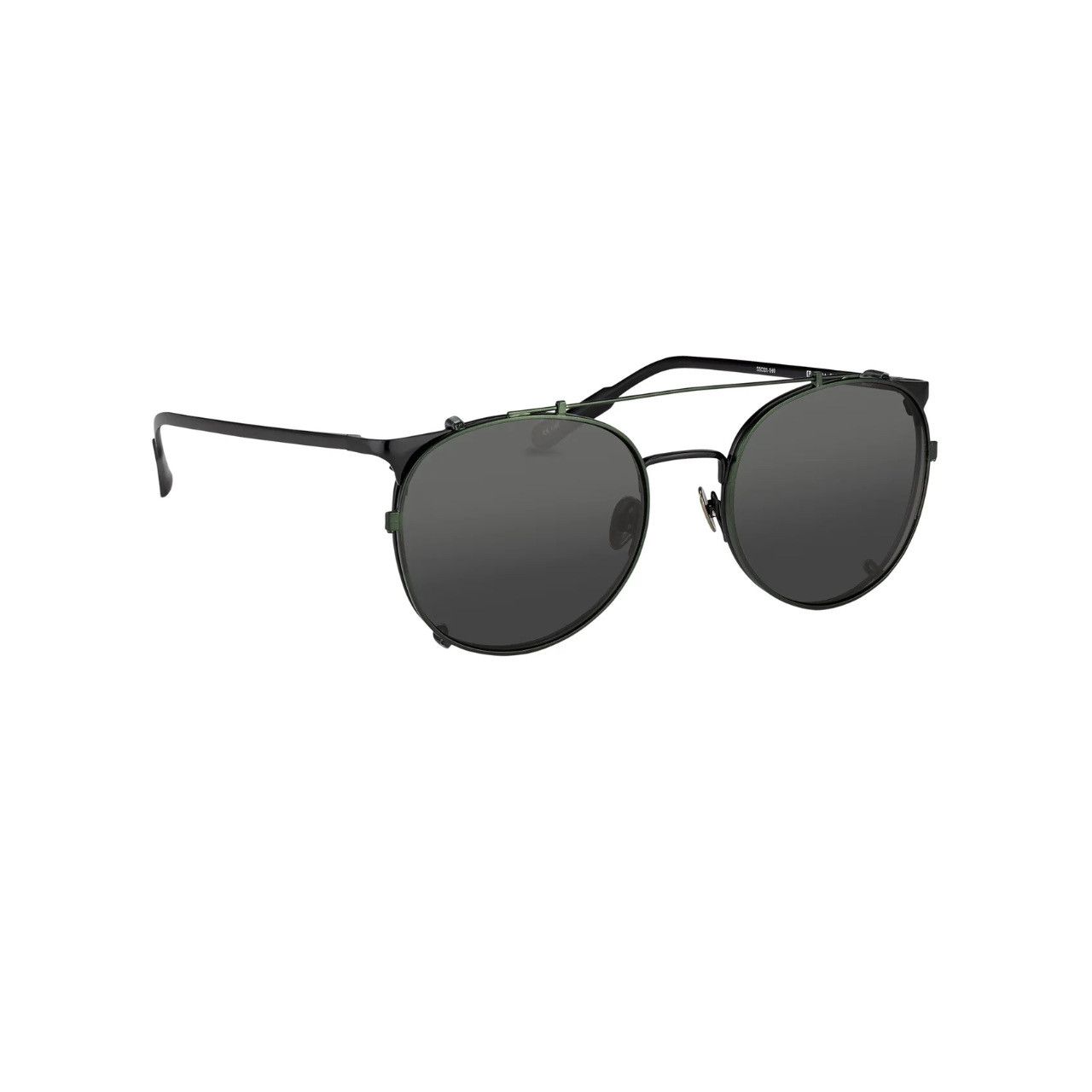 Dior Kris Van Assche Sunglasses Round Shiny Black and Green Size ONE SIZE - 1 Thumbnail