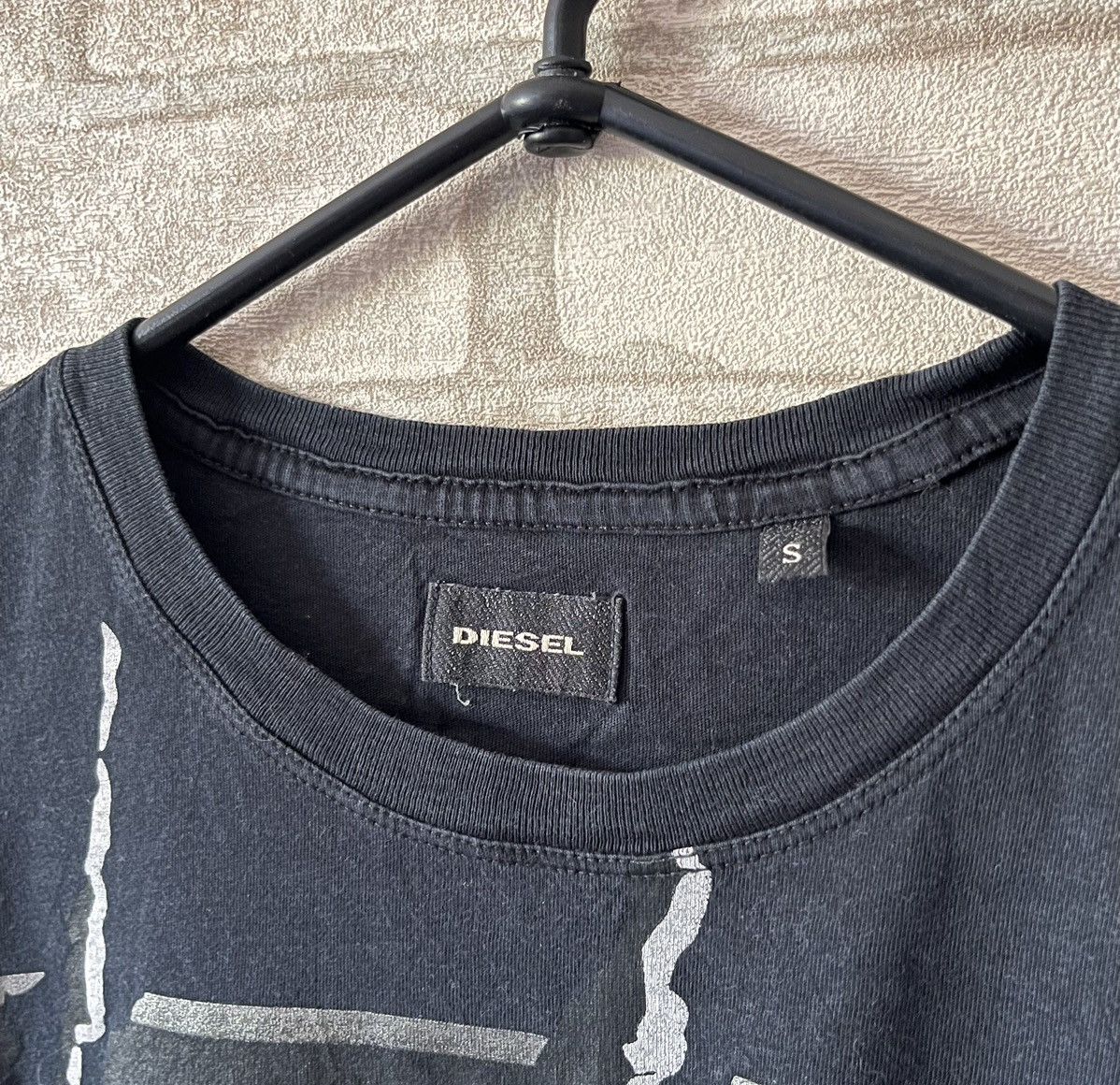 Diesel × Japanese Brand × Vintage 🇮🇹Vintage y2k Big Logo Diesel Tee Shirt Size US S / EU 44-46 / 1 - 5 Thumbnail