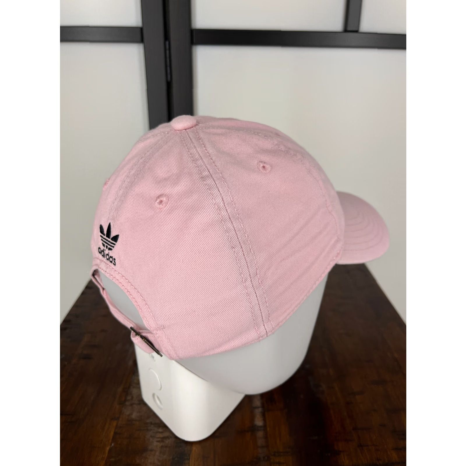 Adidas Adidas Hat Cap Strap Back Womens One Size Pink Embroidered Cotton Twill Trefoil Golf Hat Size ONE SIZE - 7 Thumbnail