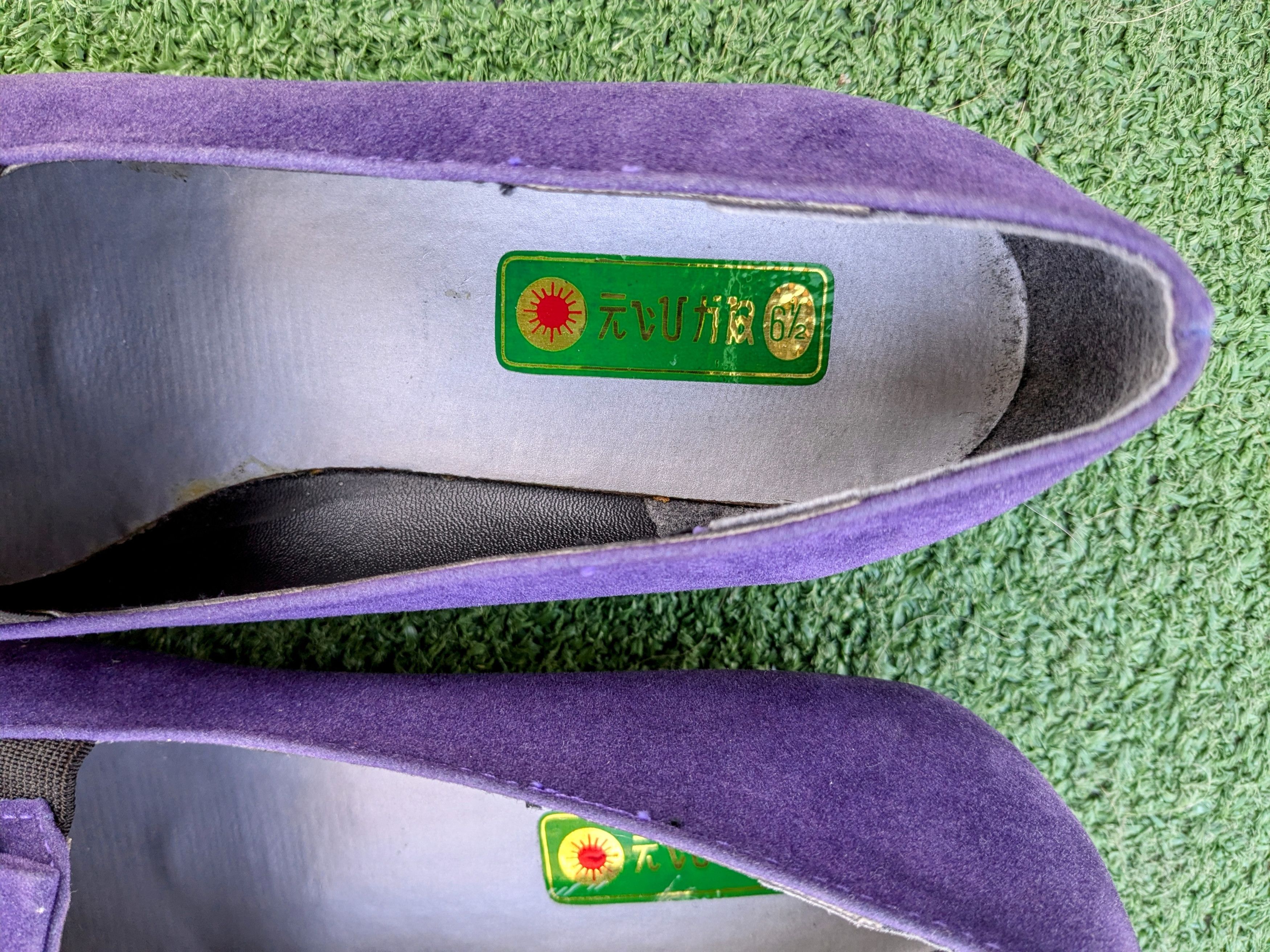 Vintage Genga Vintage Japanese 1970s Velvet Retro Slip-On Flat Shoes Size US 6.5 / IT 36.5 - 5 Thumbnail