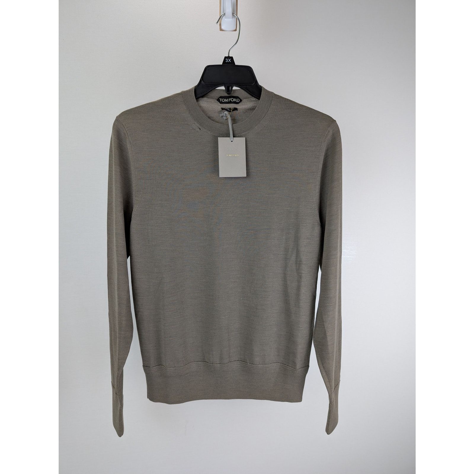 Tom Ford o1rshd1 Knitwear Sweatshirt in Grey Size US M / EU 48-50 / 2 - 1 Thumbnail