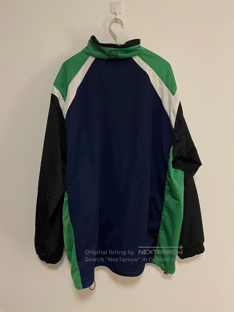 Martine Rose Martine Rose 23 blue, green and black racing jacket half-z Size US M / EU 48-50 / 2 - 2 Thumbnail