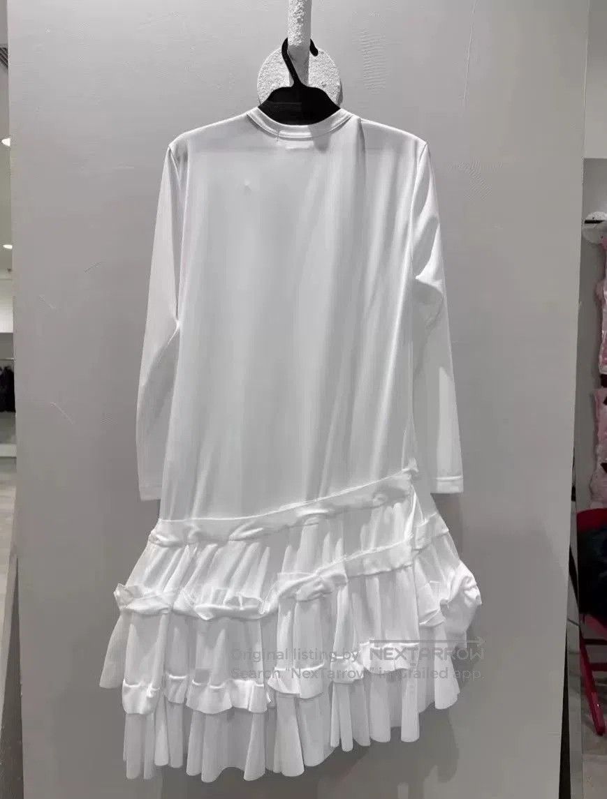 Comme des Garcons COMME des GARÇONS White Layered Dress. Size M / US 6-8 / IT 42-44 - 8 Thumbnail