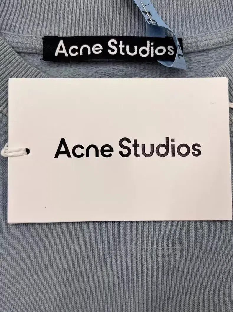 Acne Studios Acne Studios Washed Distressed Labeled Relaxed Round Neck Size US XXS / EU 40 - 5 Thumbnail