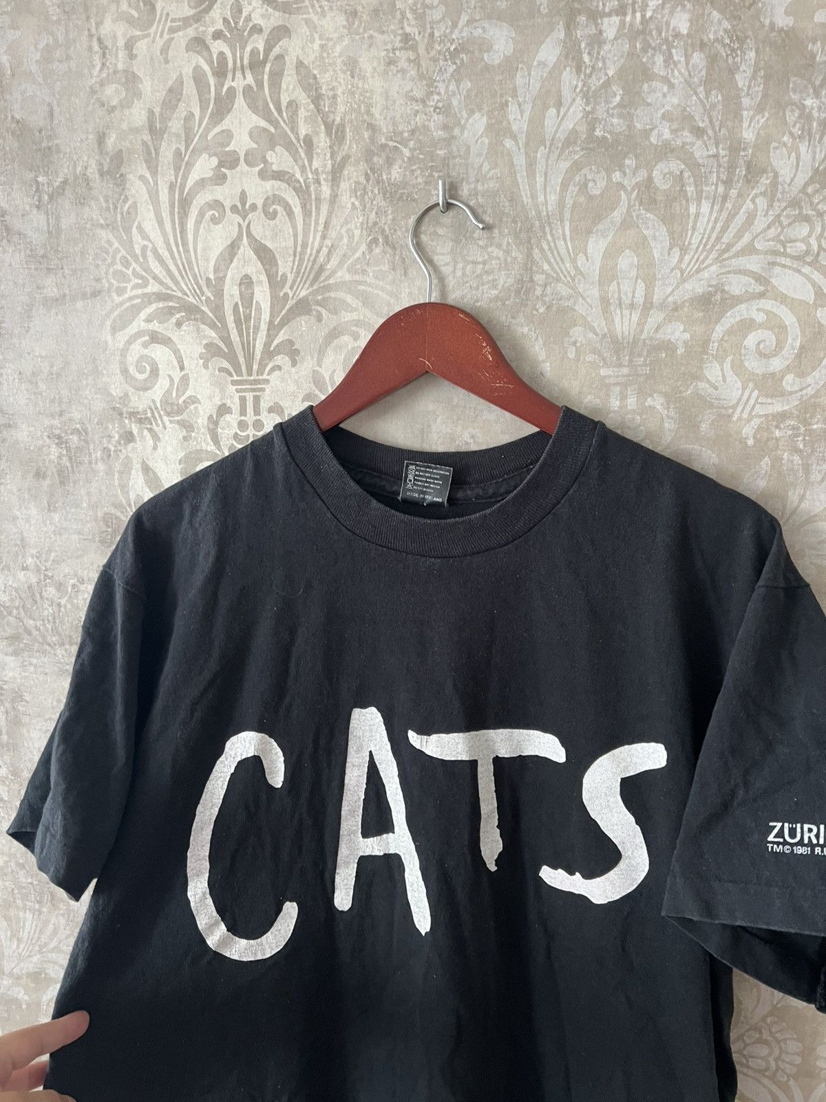 Vintage Cats 1981 Musical T-Shirt Screen Stars Vintage Size US XL / EU 56 / 4 - 3 Thumbnail