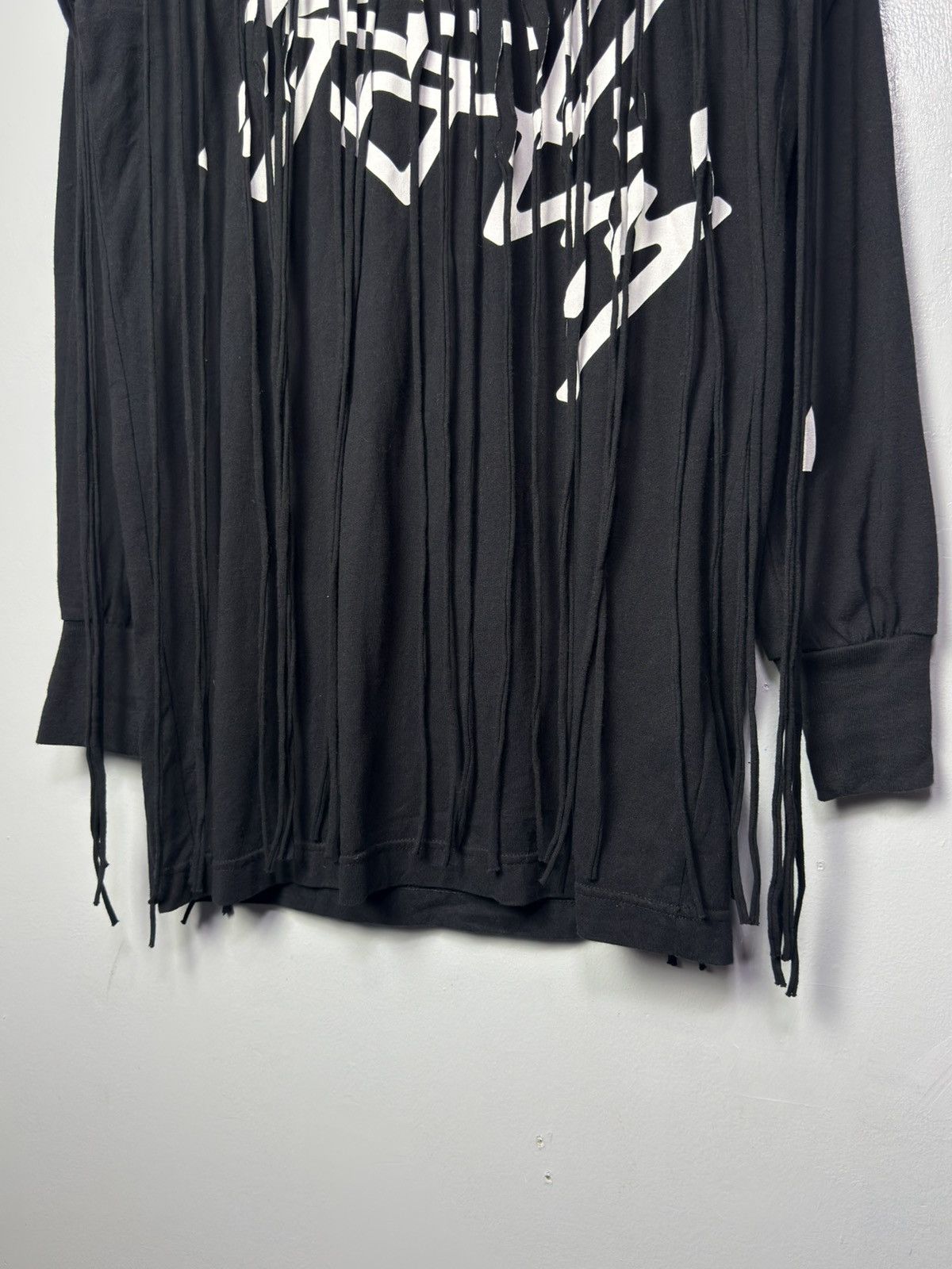 Palm Angels Palm Angels Black Fringed Dress Size S / US 4 / IT 40 - 5 Thumbnail