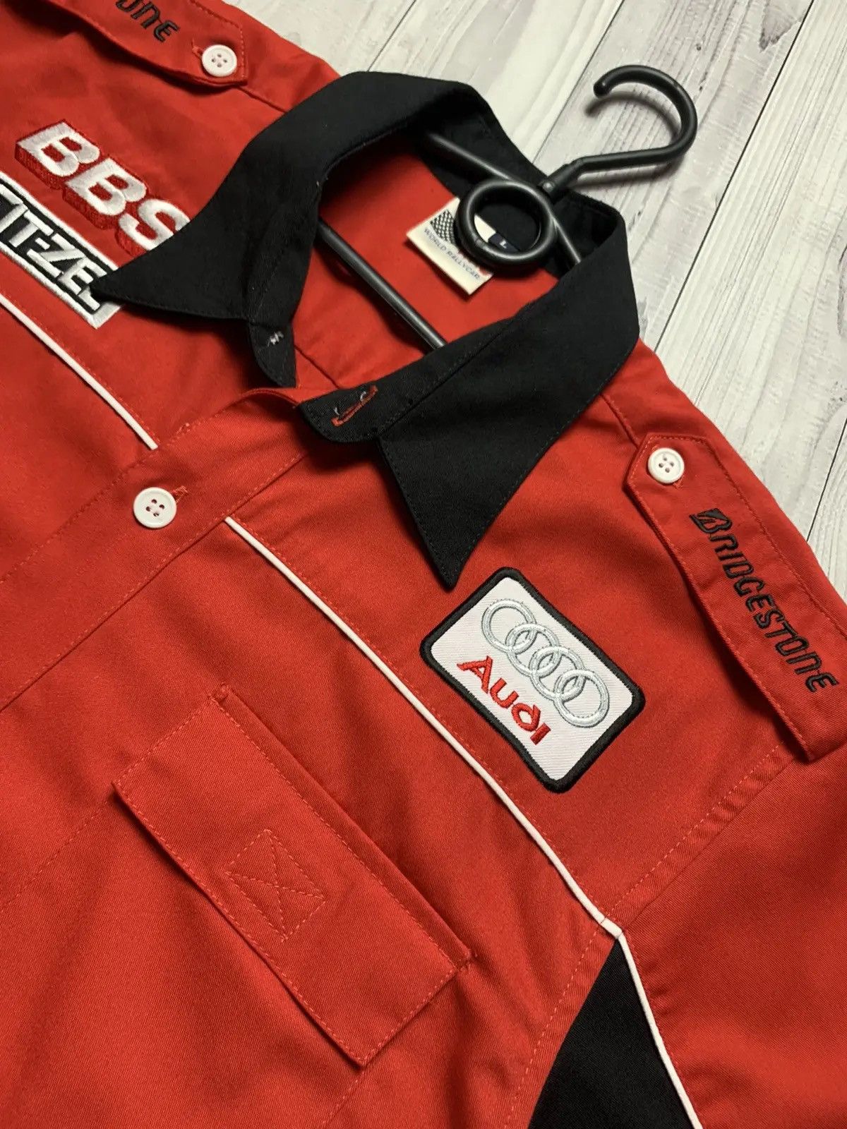 Audi Vintage Racing shirt AUDI Bridgestone size M/L Size US M / EU 48-50 / 2 - 4 Thumbnail