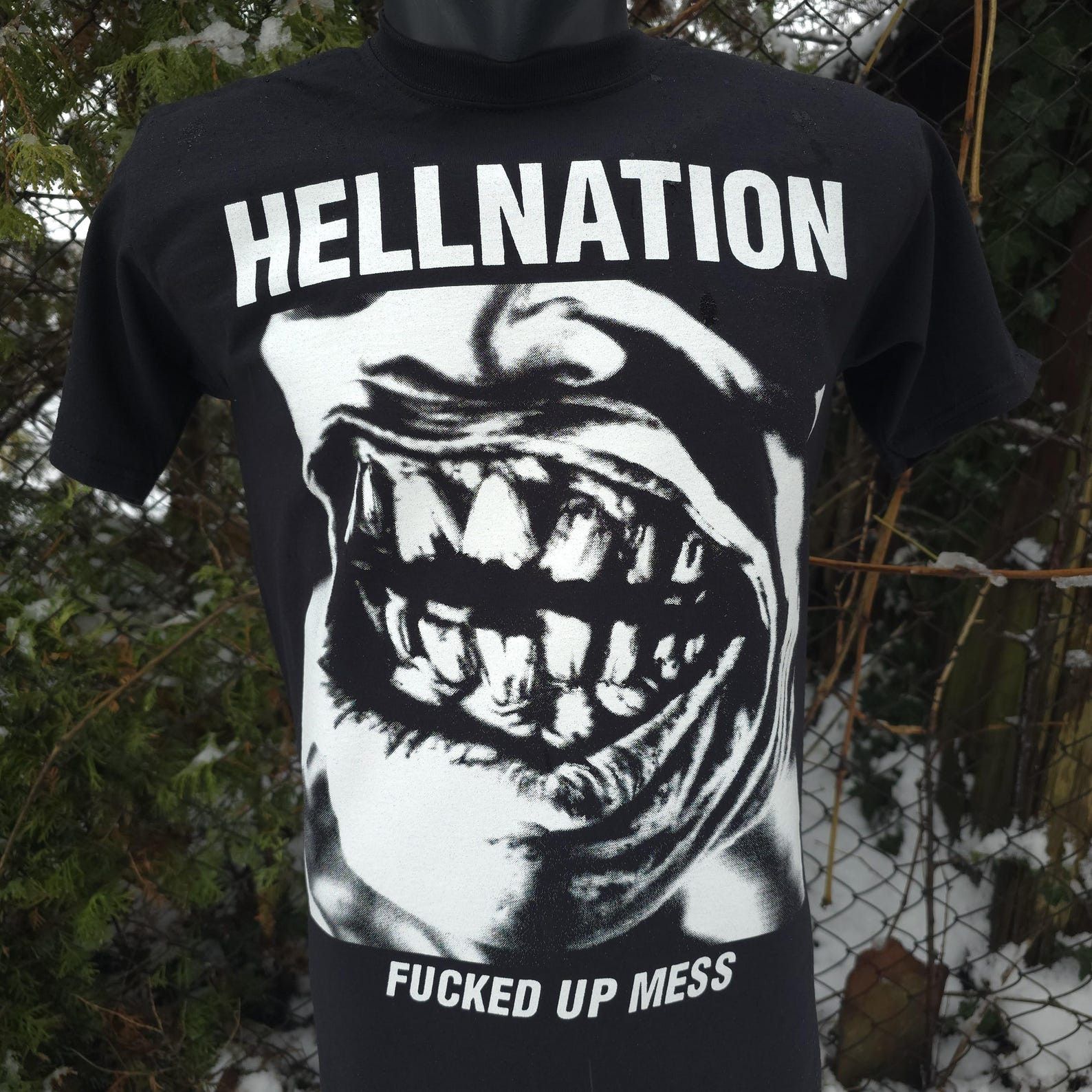 Gildan HELLNATION - F-cked Up Mess T-Shirt Size US M / EU 48-50 / 2 - 1 Preview