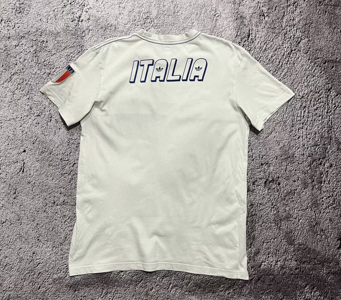 Adidas × Vintage Adidas Italy Retro T-Shirt Soccer Football Size L Size US L / EU 52-54 / 3 - 4 Thumbnail