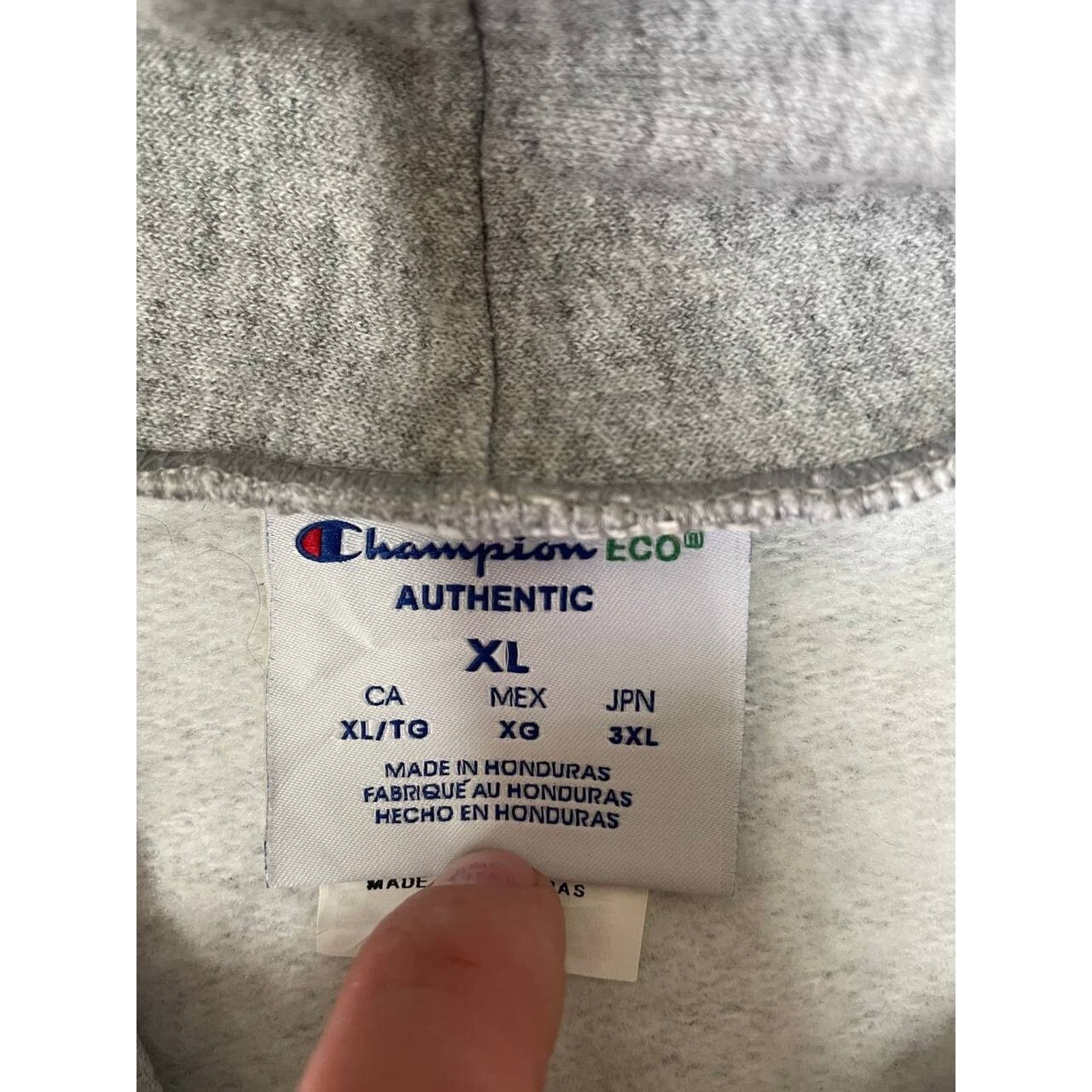 Champion Vintage SPENN Hoodie XL Gray Streetwear Athletics Sweatshirt Size US XL / EU 56 / 4 - 7 Thumbnail