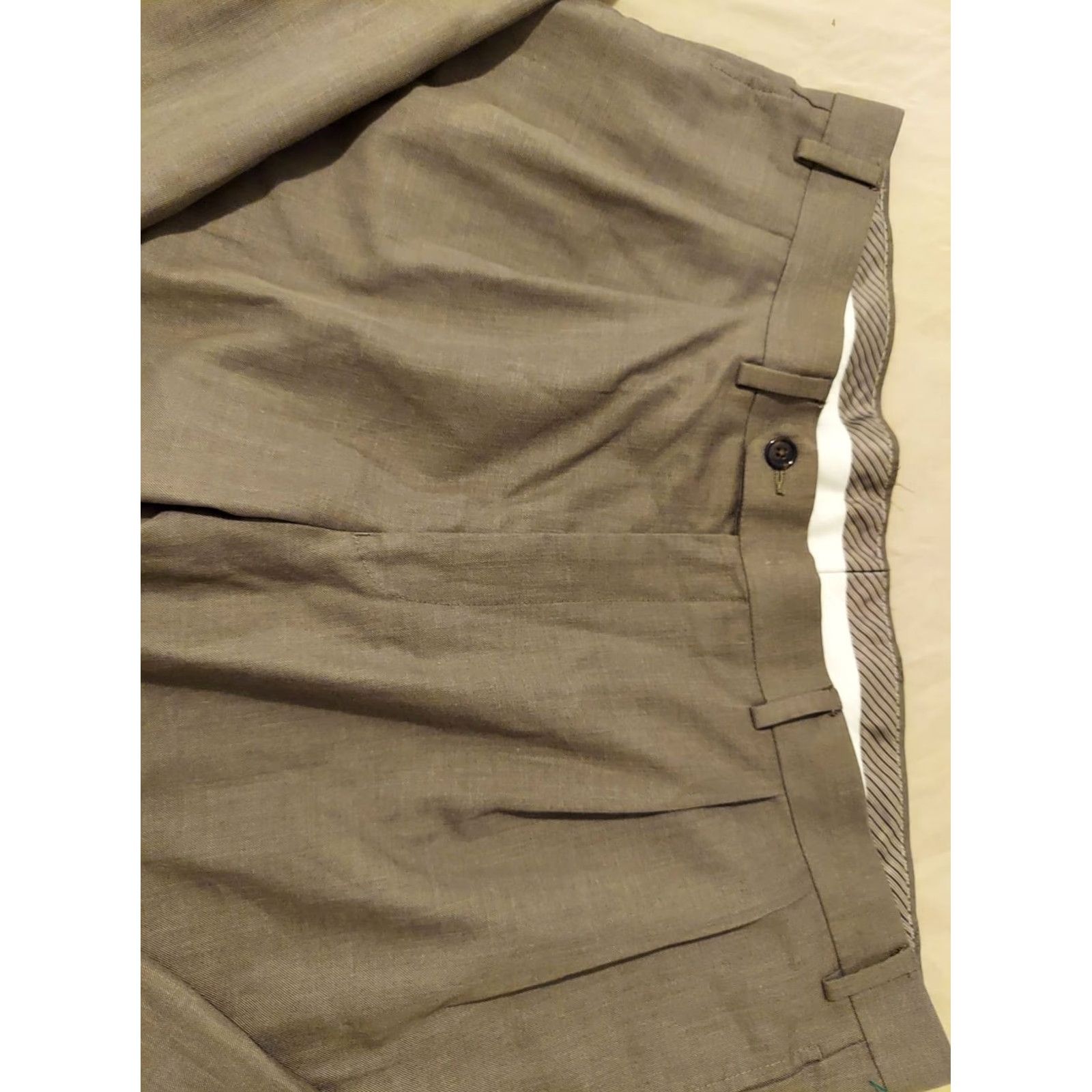 Polo Ralph Lauren VINTAGE Mens Polo Ralph Lauren Dress Pants 40x30 Beige Khaki Chino Trousers Pants Mens 40x30 Polo Ralph Lauren Dress Pants Beige Khaki Size US L / EU 52-54 / 3 - 4 Thumbnail
