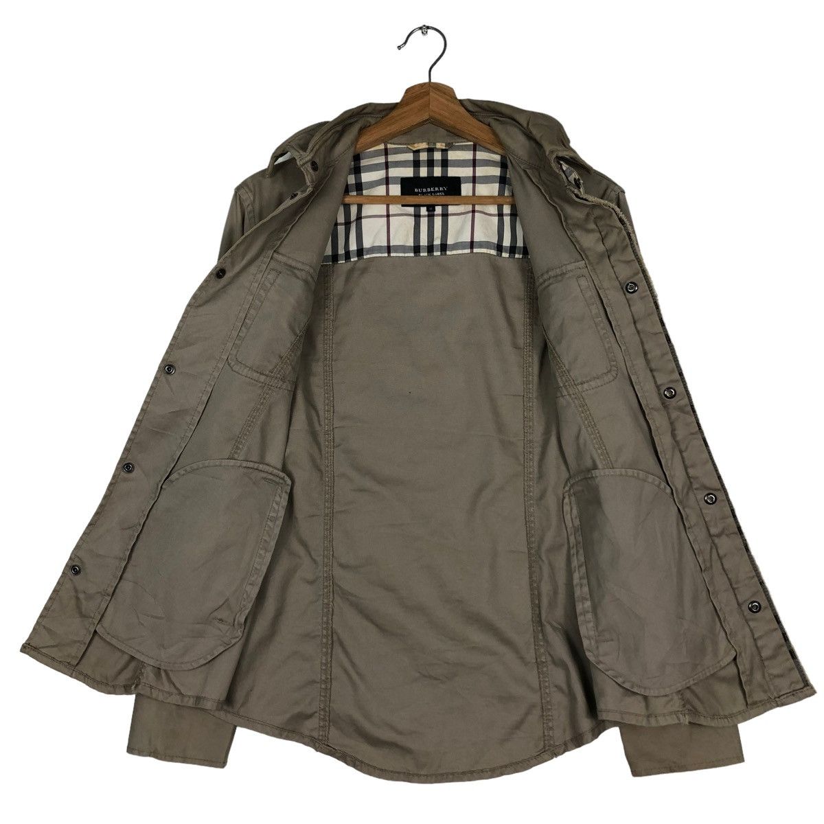 Burberry 🔥VINTAGE BURBERRY BLACK LABEL NOVA CHECK SHIRT JACKET Size US M / EU 48-50 / 2 - 13 Thumbnail