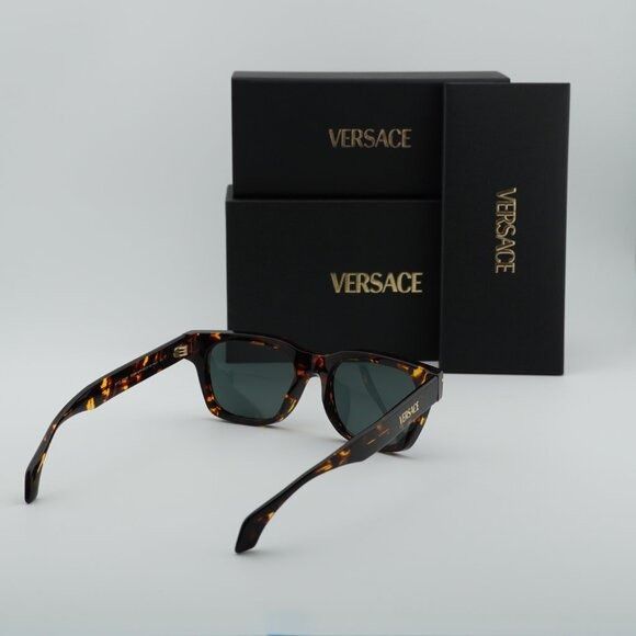 Versace Versace VE4486 550987 Sunglasses Havana Square Frame Size ONE SIZE - 10 Thumbnail