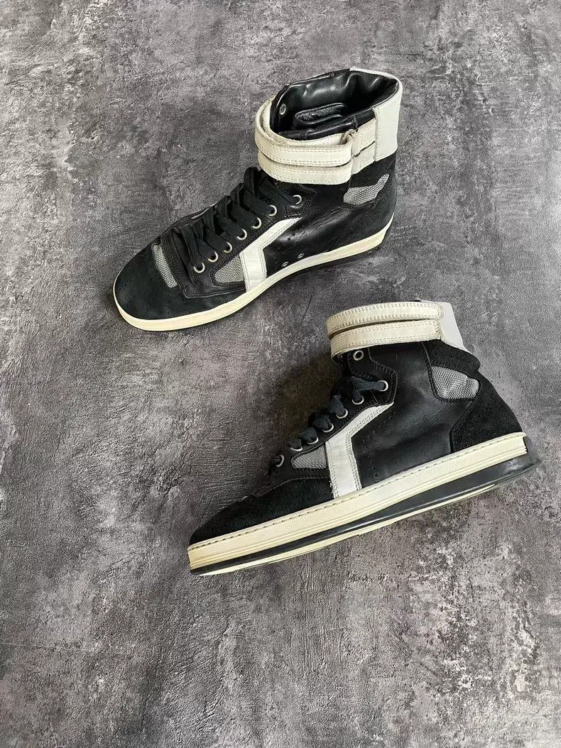 Dior Dior Patchwork Magic Tape High-Top Canvas Shoes Size US 6.5 / EU 39-40 - 3 Thumbnail