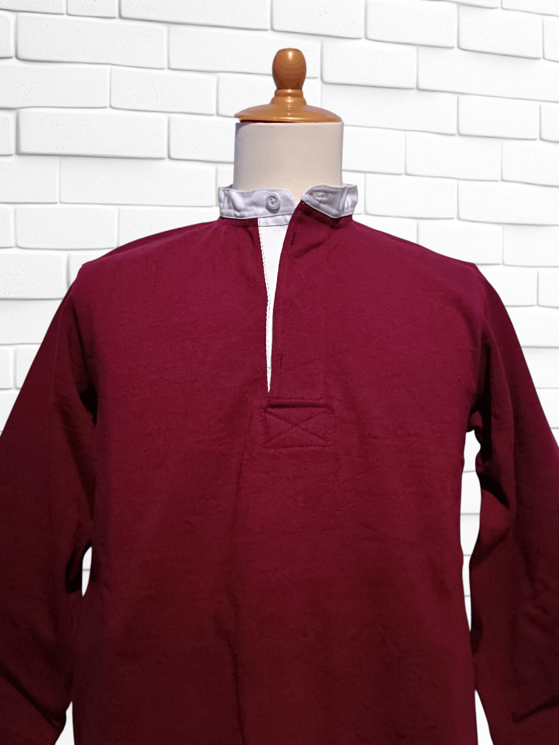 Vintage Vintage Barbarian Rugby Wear Polo Shirt Size US M / EU 48-50 / 2 - 2 Thumbnail