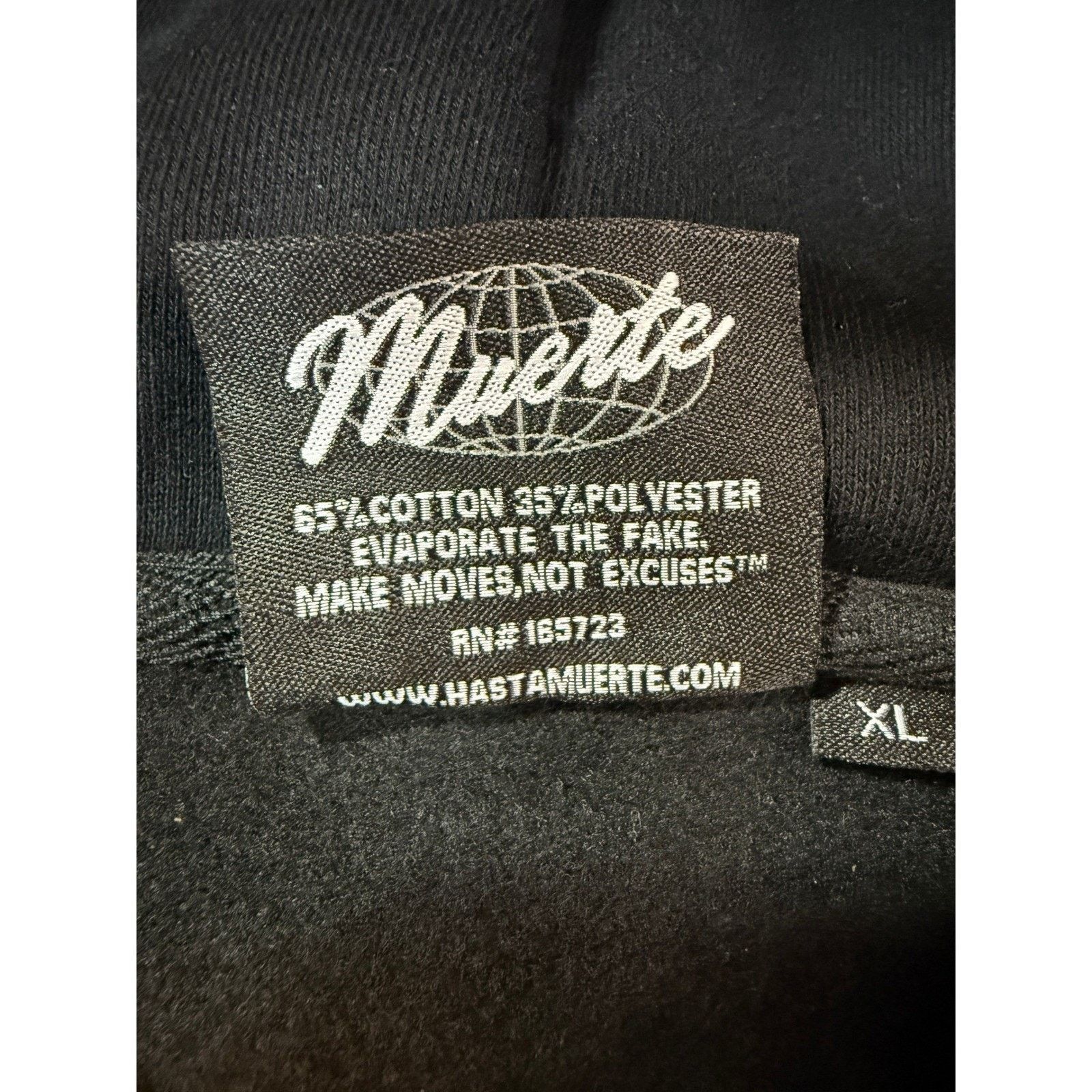 & Other Stories Hasta Muerte Hoodie Mens XL Rhinestone Hood Streetwear Size US XL / EU 56 / 4 - 8 Thumbnail