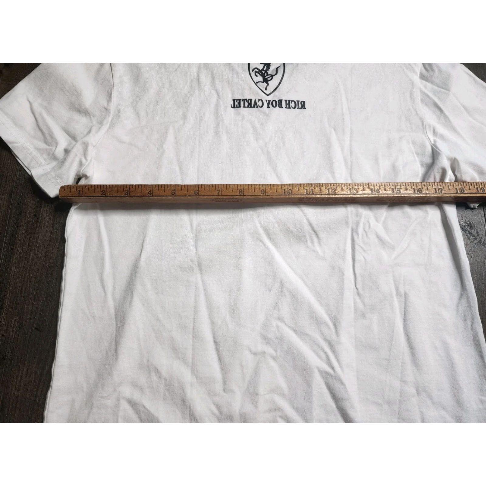 Vintage Vintage Cartel Men's S T-Shirt Al Capone Gangster Rhinestone Distressed Cotton White Streetwear Size US S / EU 44-46 / 1 - 3 Thumbnail