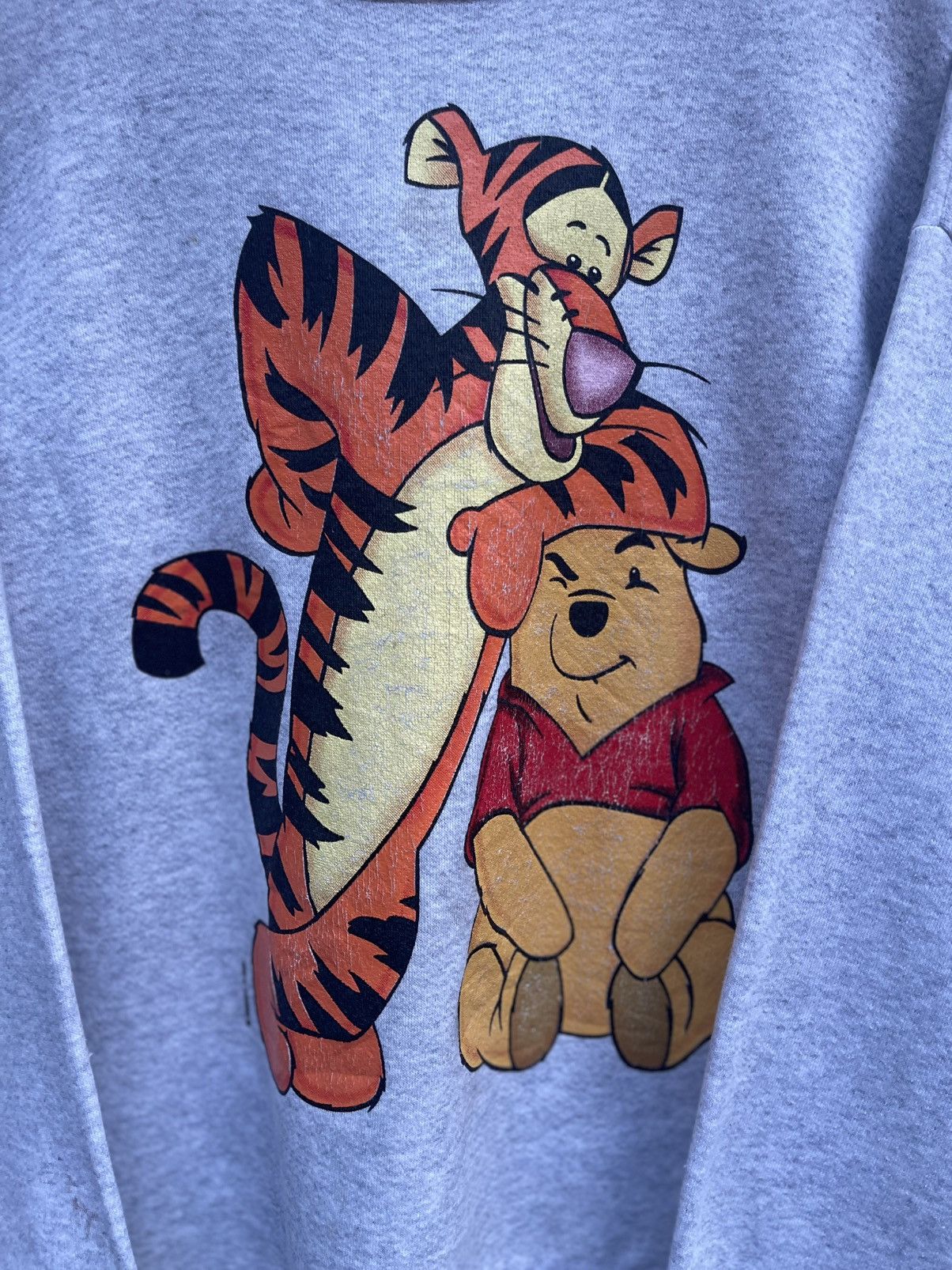 Vintage Rare 90s Vintage Pooh & Tigger Sweatshirt - Disney Cartoon Size US L / EU 52-54 / 3 - 5 Thumbnail