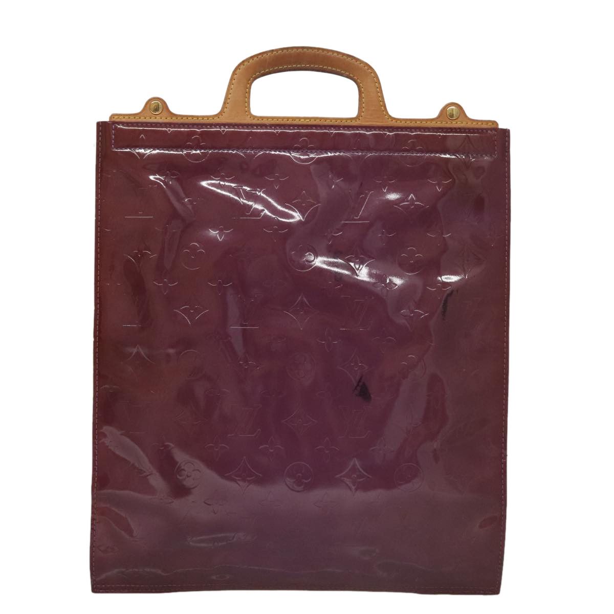 Stanton Purple Patent Leather Tote Bag (Pre-Owned)