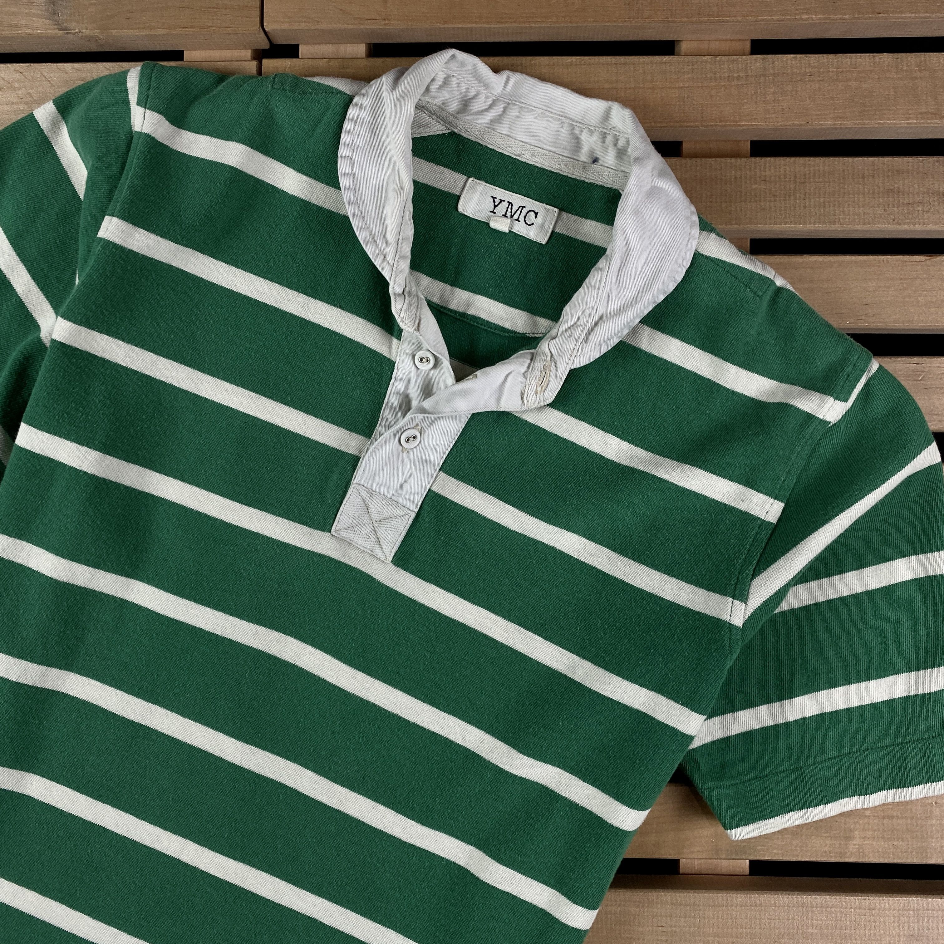 YMC Mens Short Sleeve Polo T-Shirt YMC Size M Cotton Size US M / EU 48-50 / 2 - 2 Thumbnail
