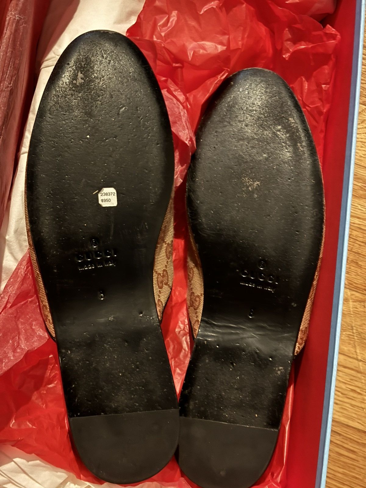 Gucci Gucci exclusive limited LA monogram slide size uk men 8 Size US 8 / EU 41 - 7 Thumbnail