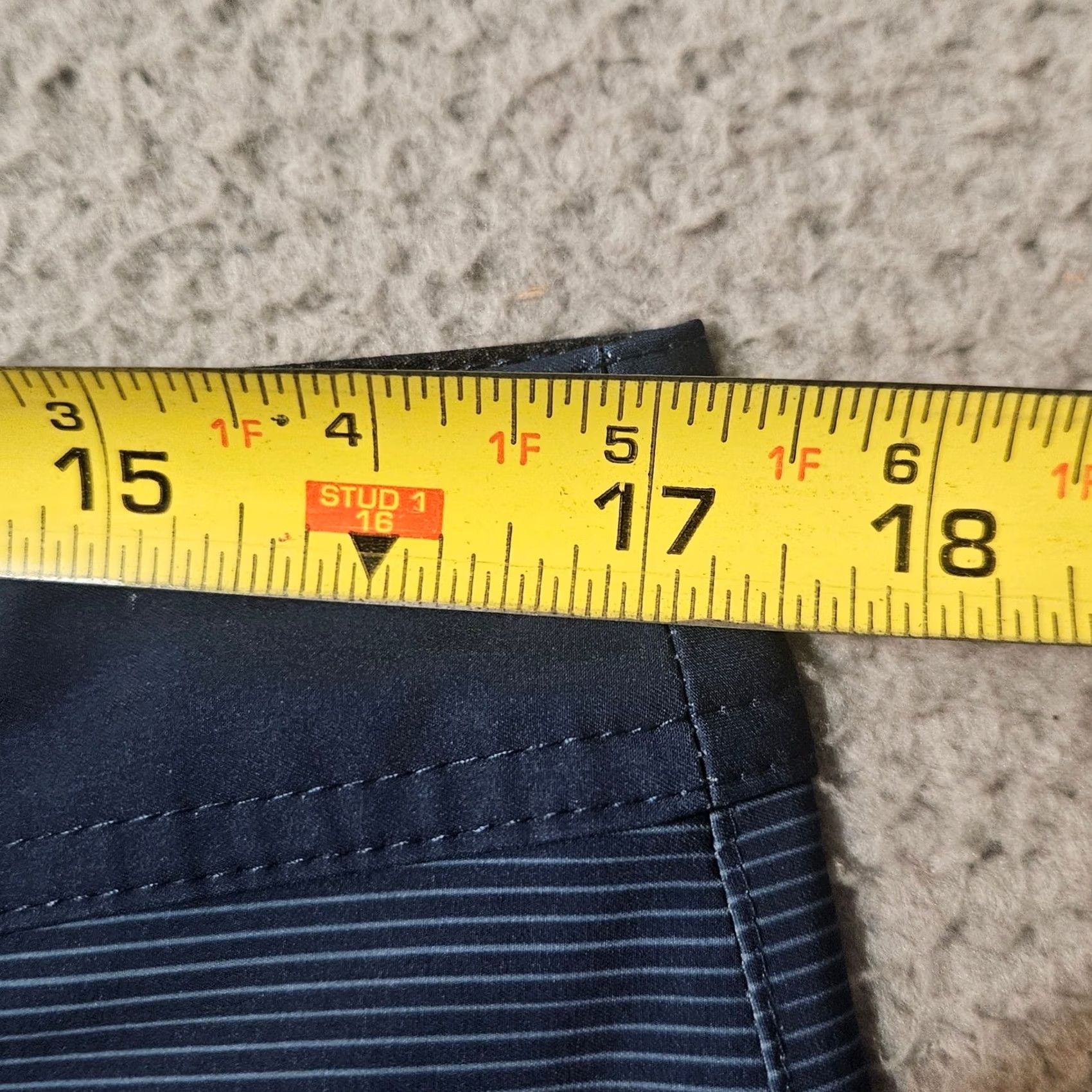 O'Neill O'Neill Hyperfreak Board Shorts Men's Size 34 Orange Blue Stripes EUC Size US 34 / EU 50 - 7 Thumbnail