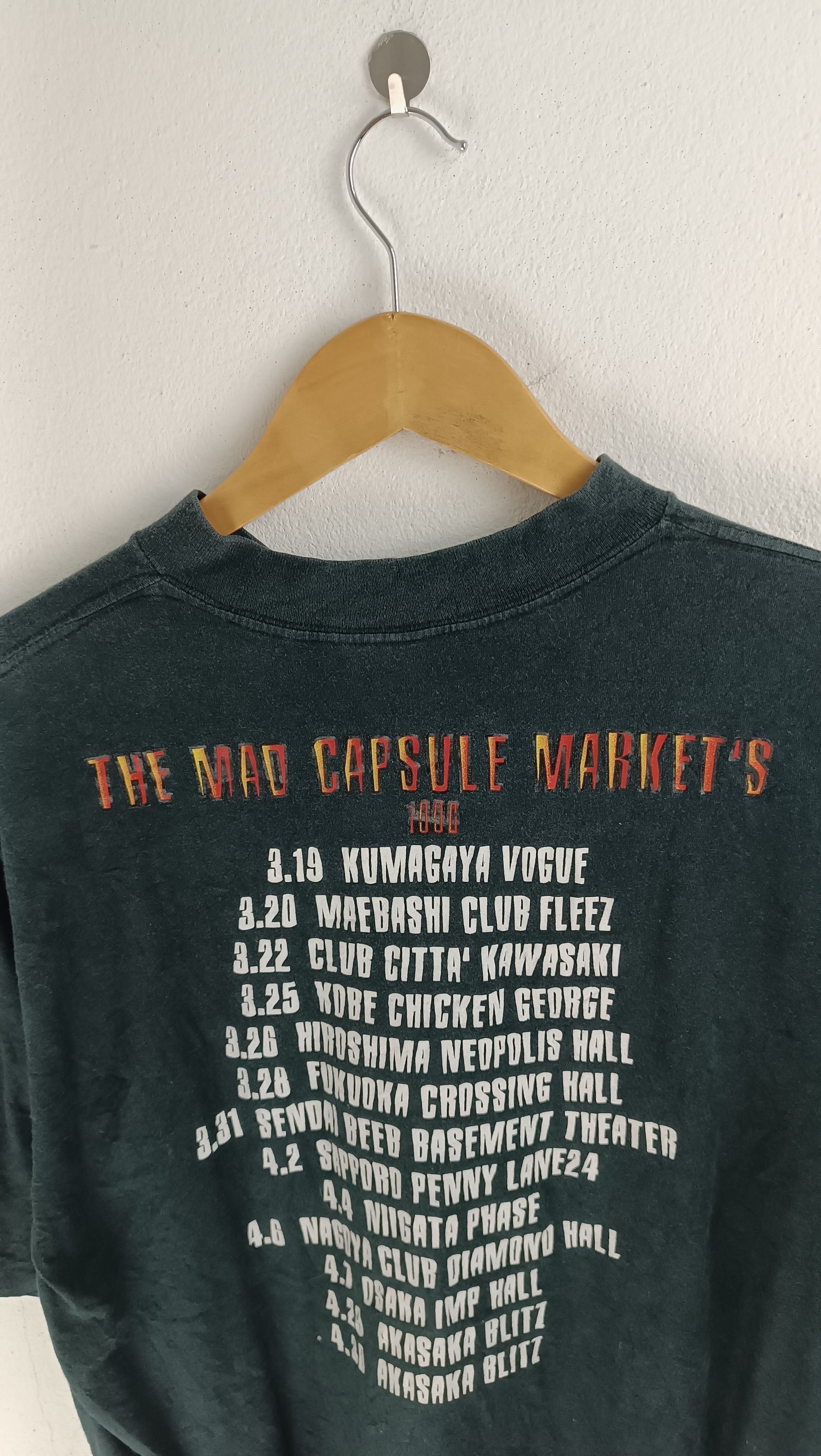 Band Tees VINTAGE 90'S THE MAD CAPSULE MARKETS ELECTRO PUNK JAPAN ROCK Size US L / EU 52-54 / 3 - 17 Thumbnail