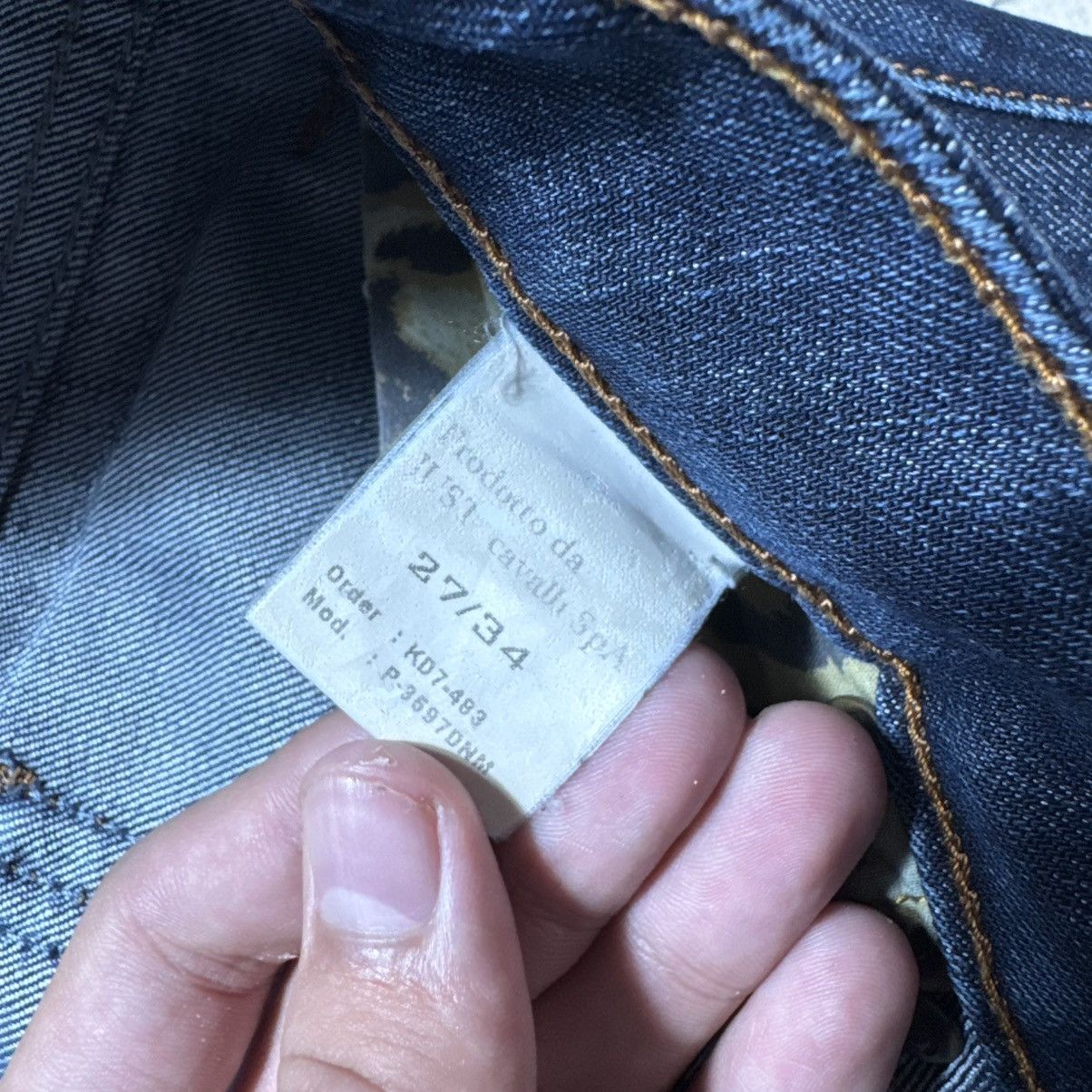 Just Cavalli just cavalli boot cut jeans with big metal logo luxury Size 27" / US 4 / IT 40 - 11 Thumbnail