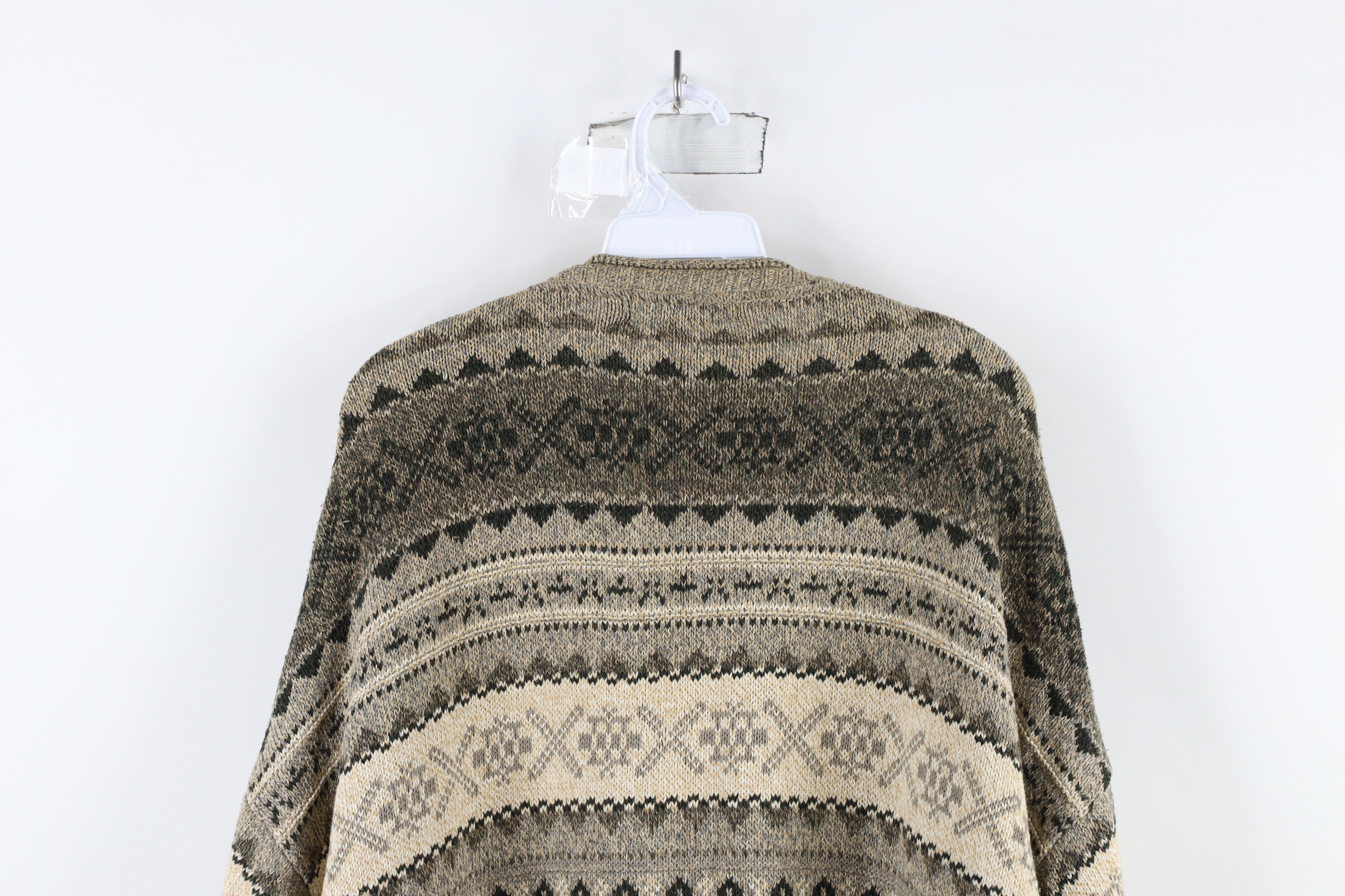 Vintage Vintage 90s Streetwear Fair Isle Knit Crewneck Sweater USA Size US XL / EU 56 / 4 - 13 Thumbnail