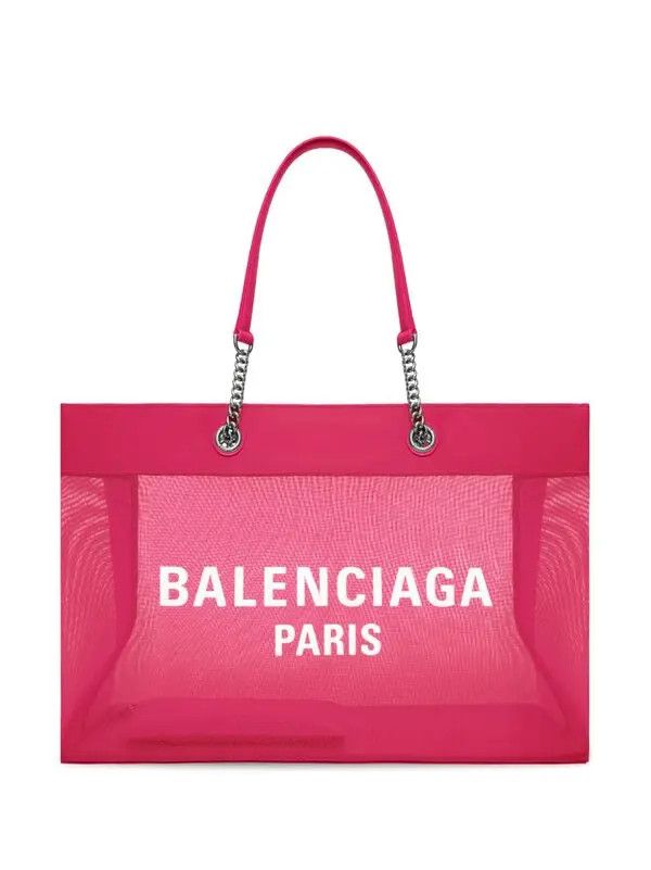 Balenciaga Duty Free Large Tote Bag in fuchsia Size ONE SIZE - 1 Thumbnail