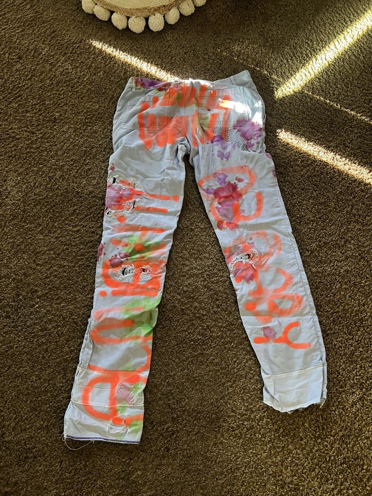 Other Custom dyed and boro distressed pants Size US 38 / EU 54 - 3 Thumbnail
